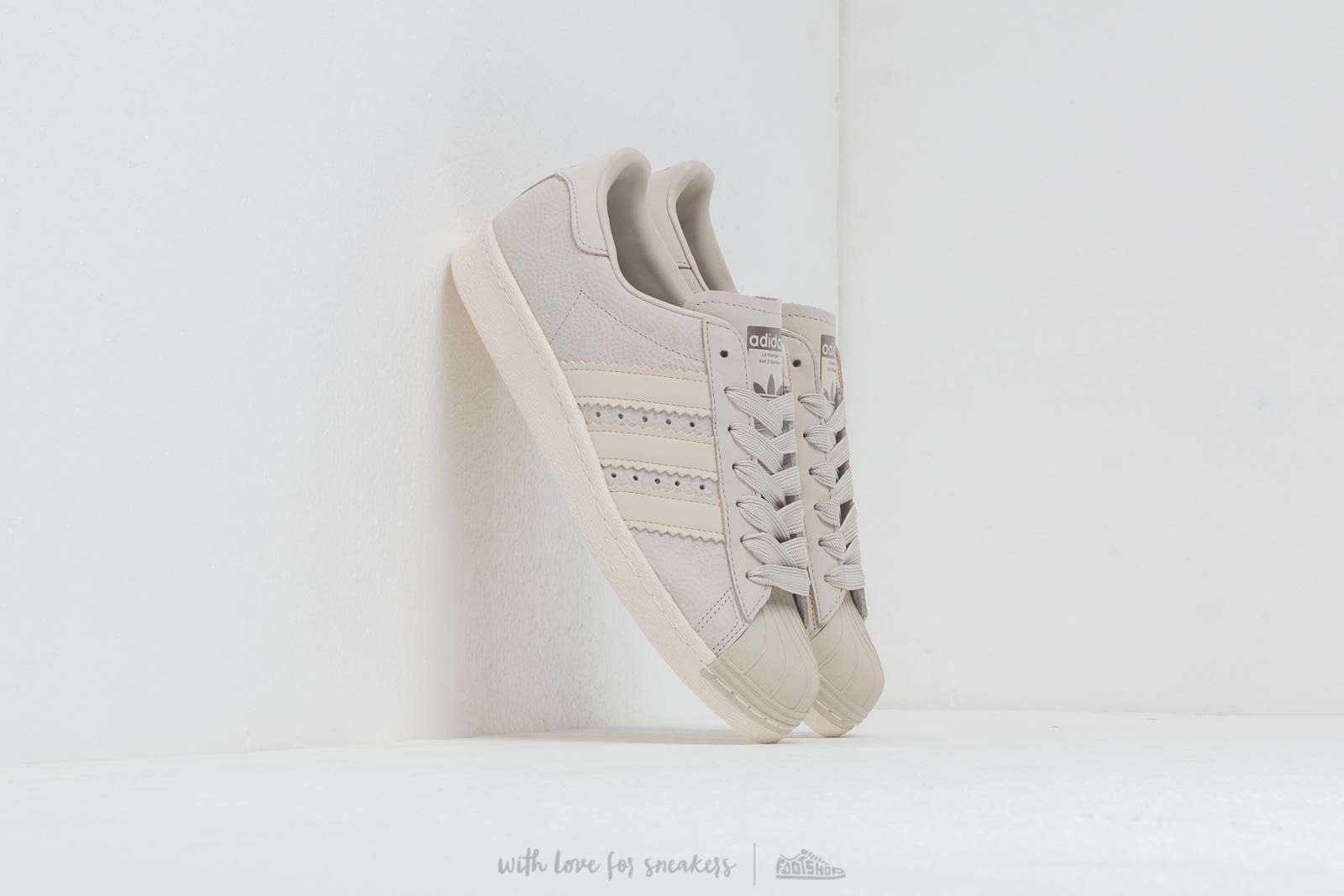Scarpe donna adidas Superstar 80S W Cream Brown Cream Brown Off