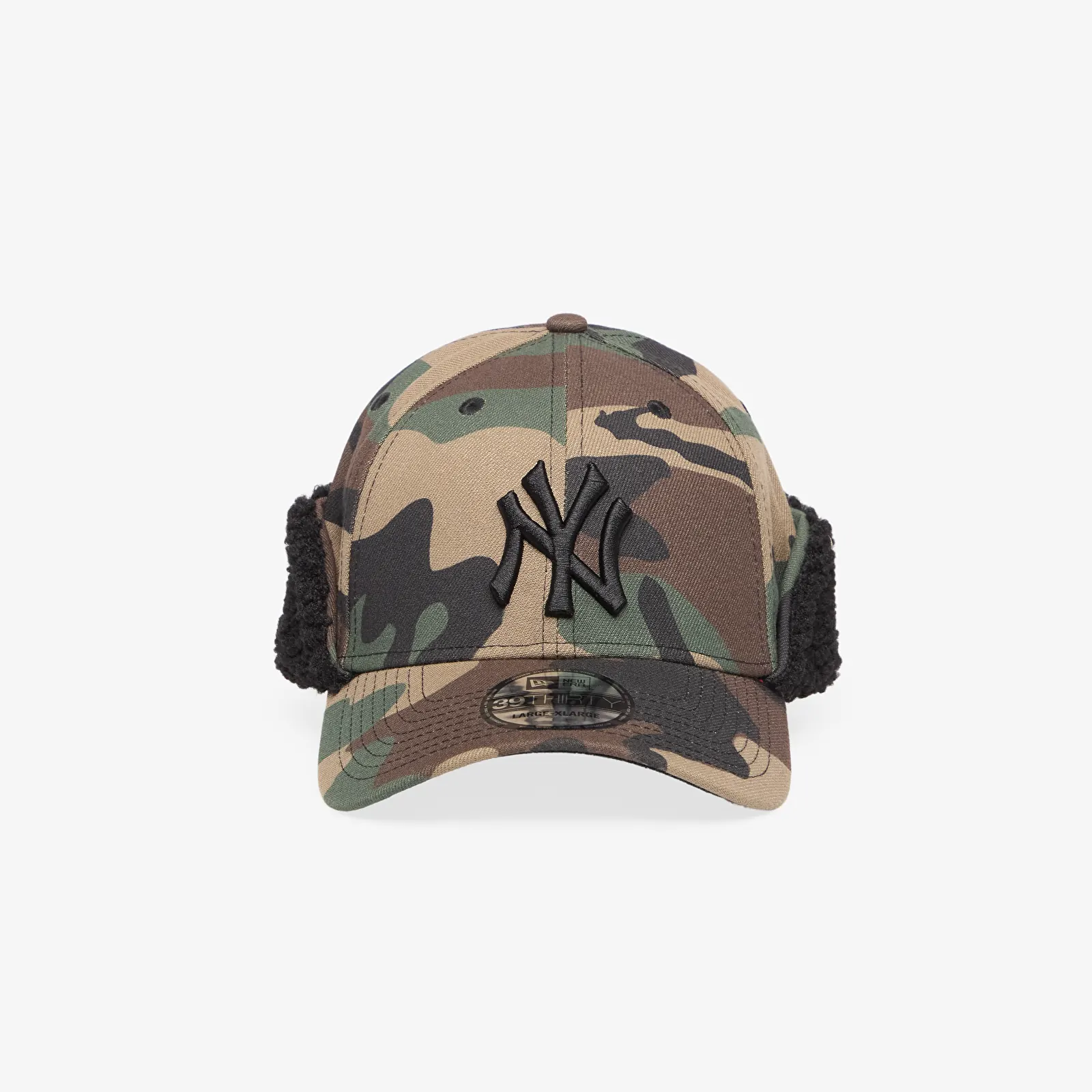 Caps New Era 39THIRTY MLB Camo Downflap New York Yankees Black