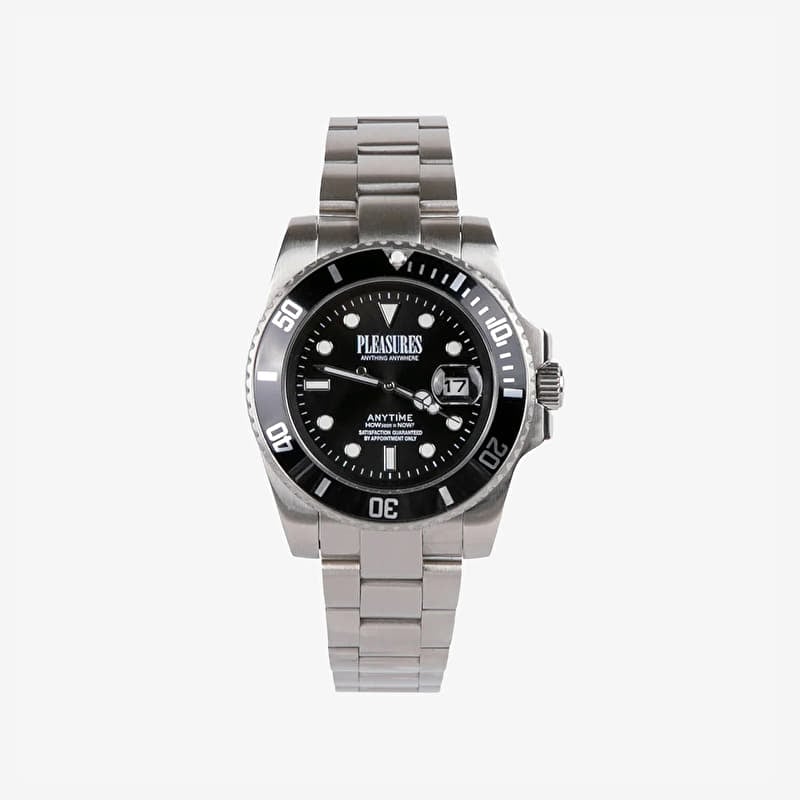Armbanduhr PLEASURES Anytime Watch Black/ Silver