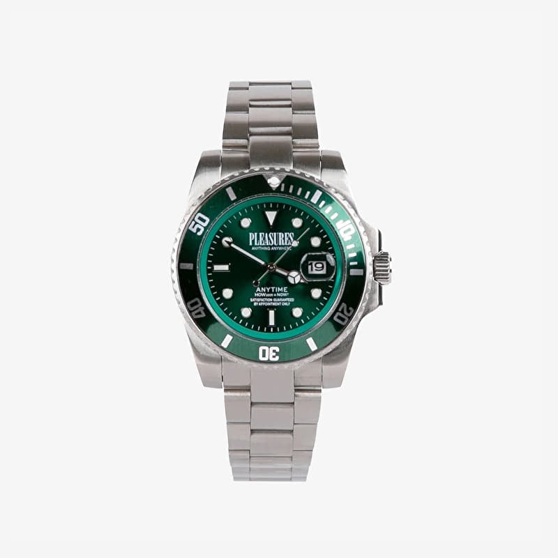 Armbanduhr PLEASURES Anytime Watch Green/ Silver