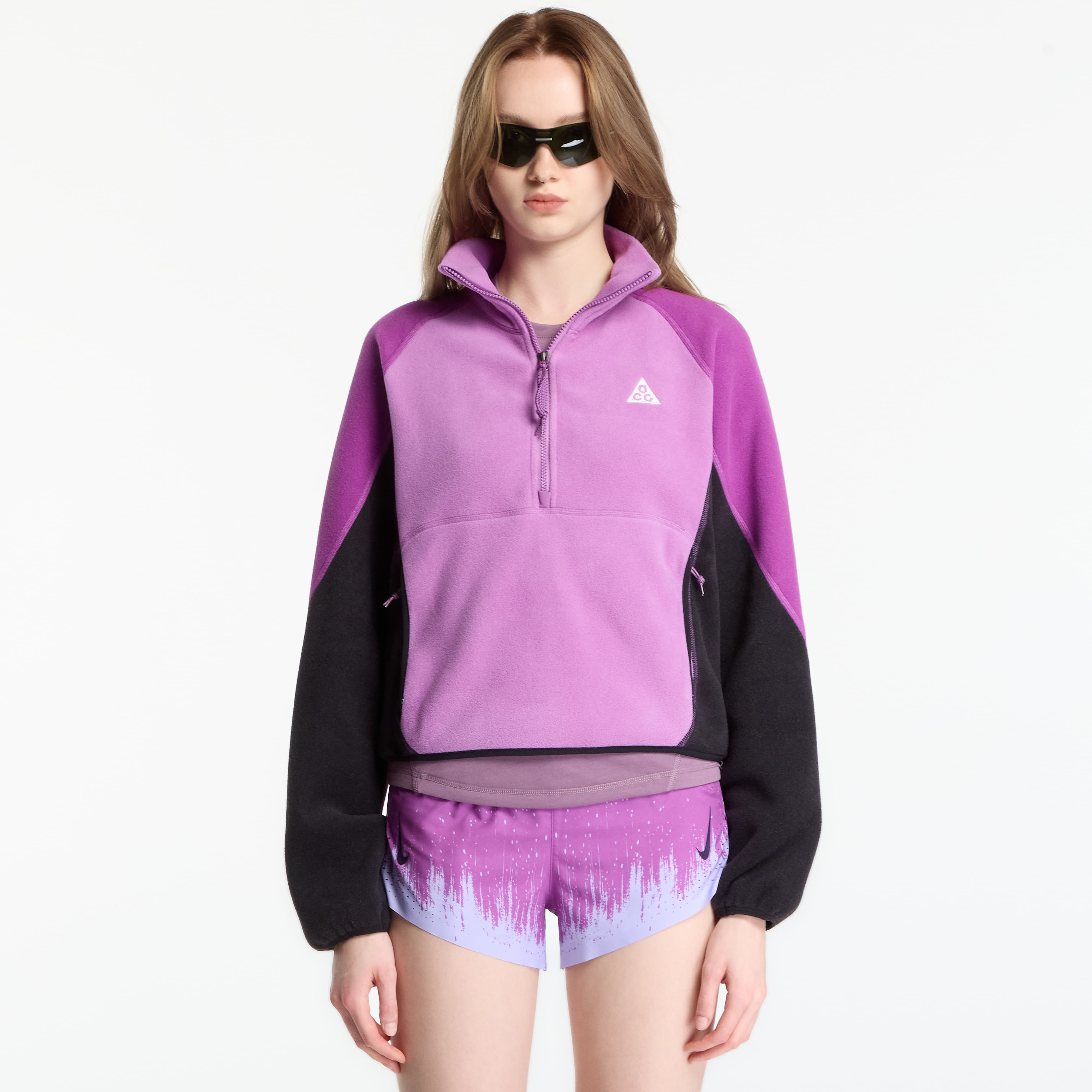 Sweatshirt Nike ACG Wolf Tree 1/2-Zip Top Monarch Purple/ Bold Berry/ Summit White M