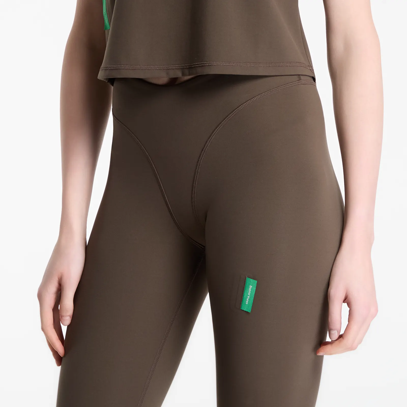 Κολάν District Vision Full Length Interlock Tights Earth