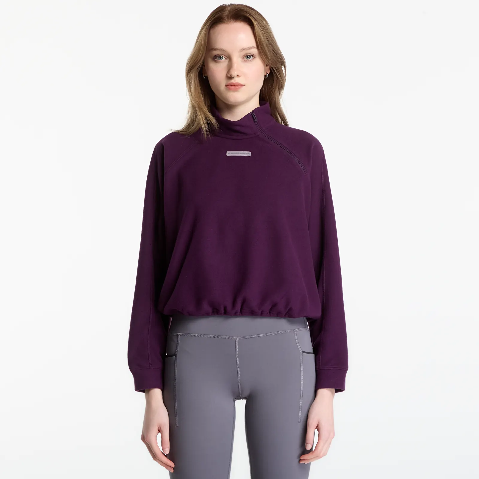 Mikiny Under Armour UA Performance Fleece QZ Purple Echo