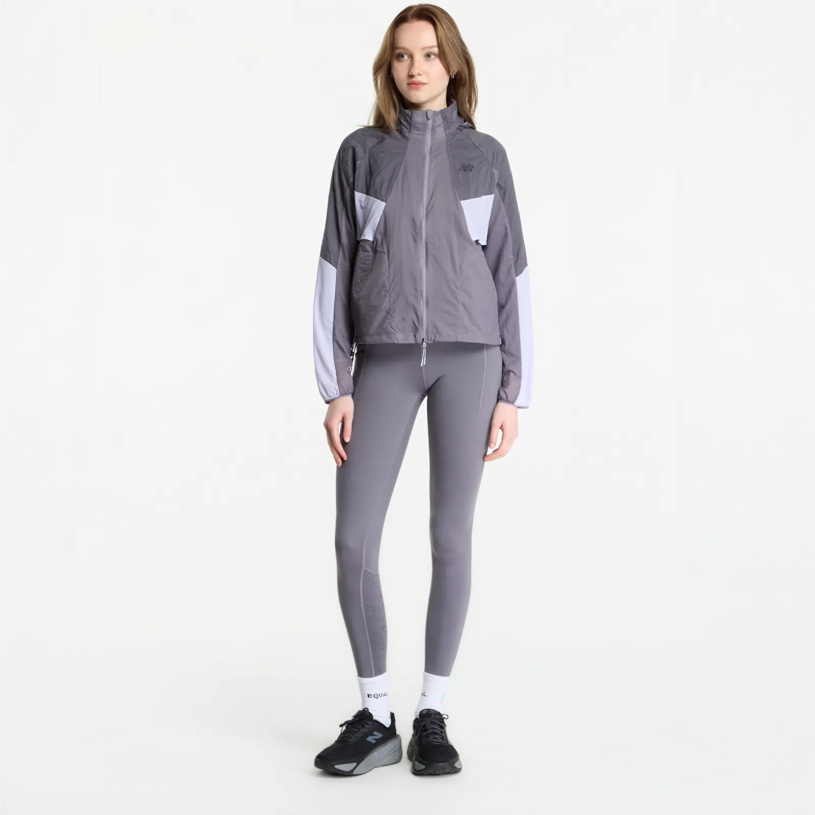 Vestes  New Balance Reflective RC Jacket Neptune Grey/ Smoked Violet
