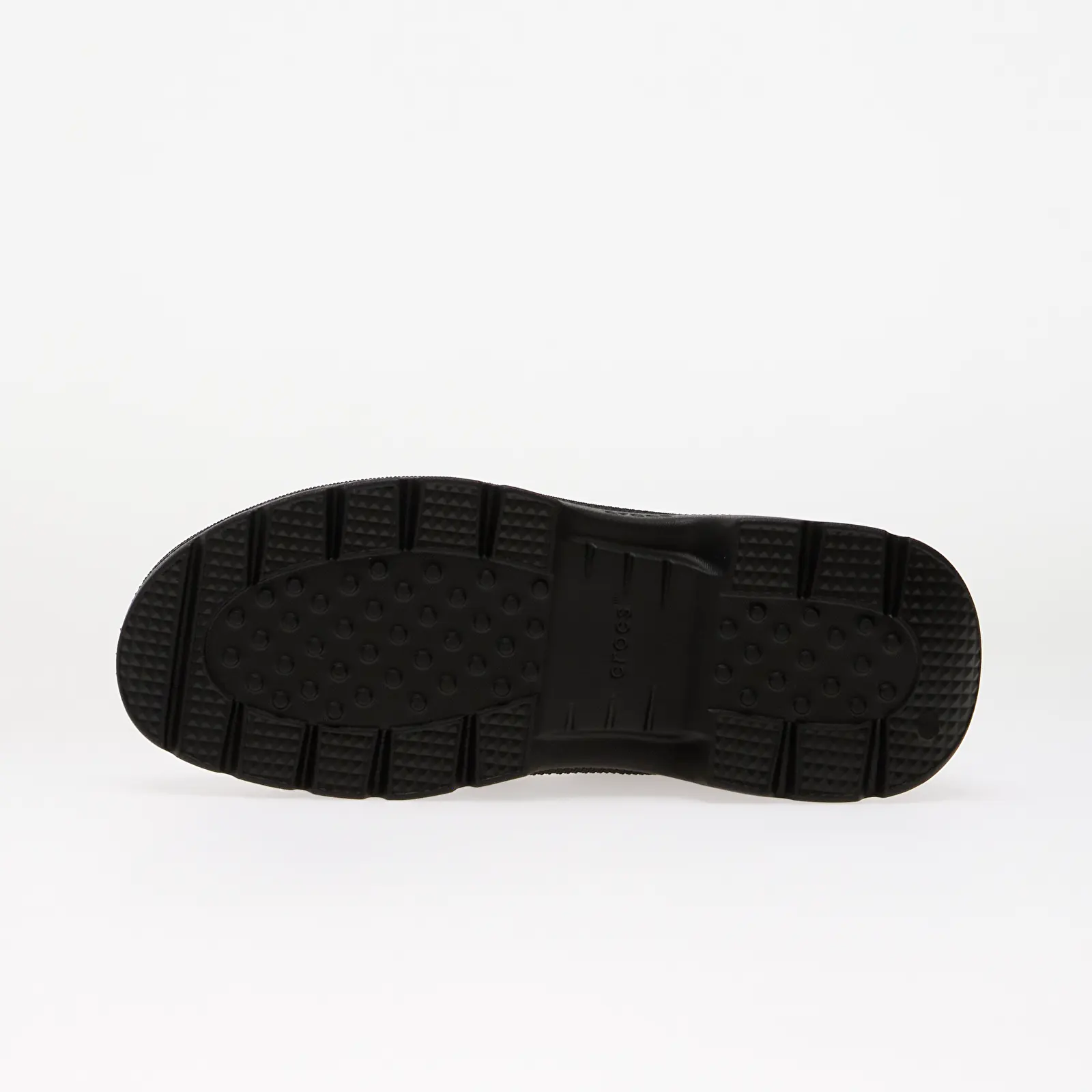 Chanclas para hombre Crocs Gallery Leather Shoe Black/ Black