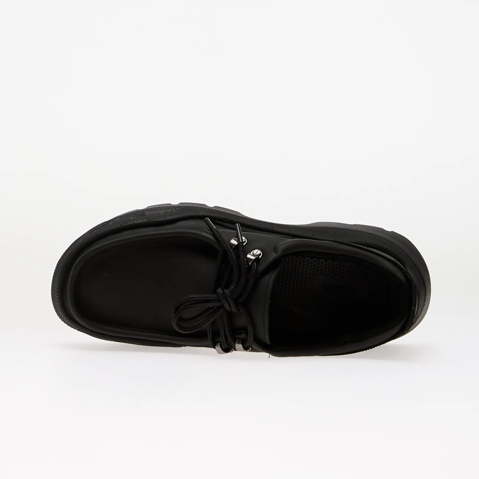 Chanclas para hombre Crocs Gallery Leather Shoe Black/ Black