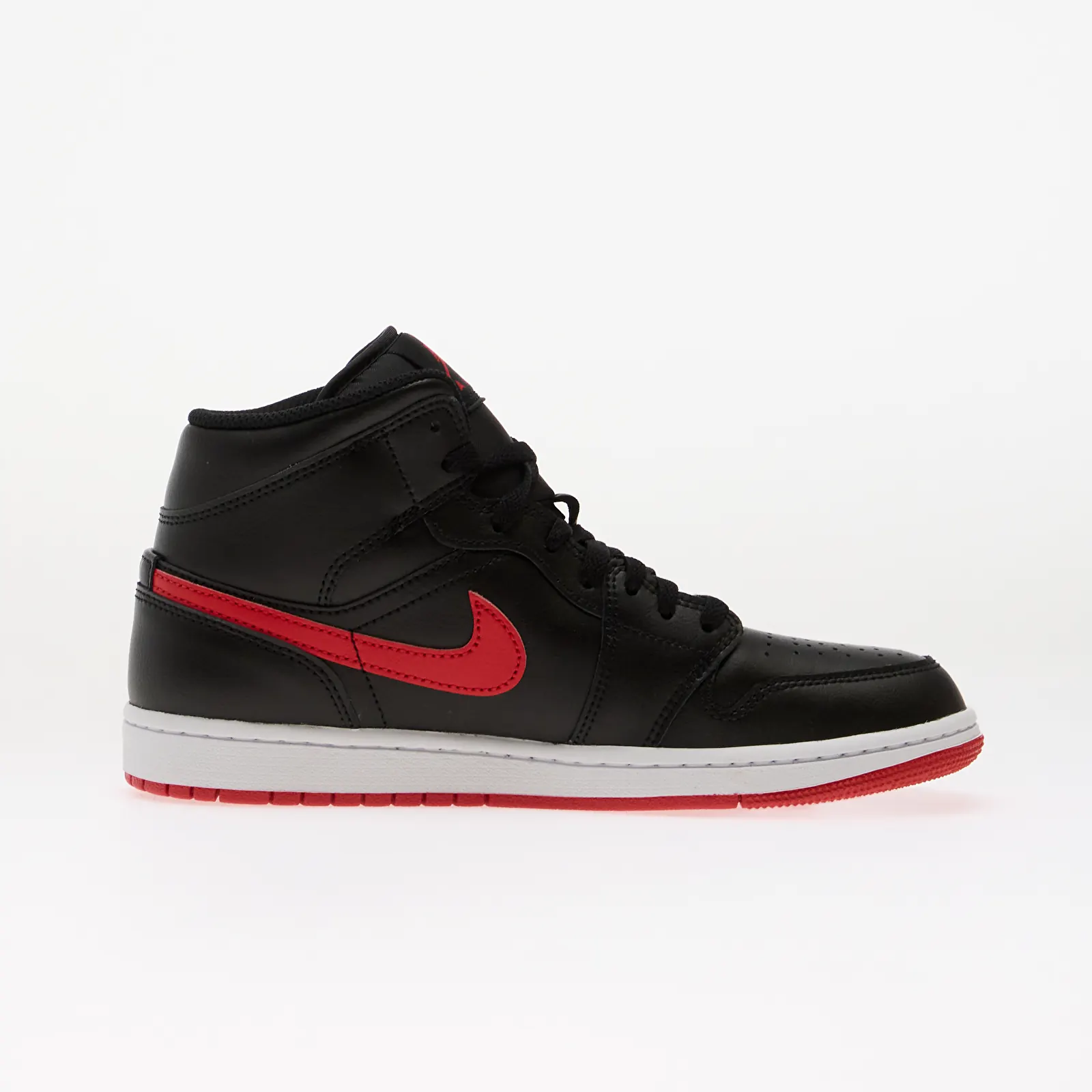 Pánské tenisky Air Jordan 1 Mid Black/ University Red-White