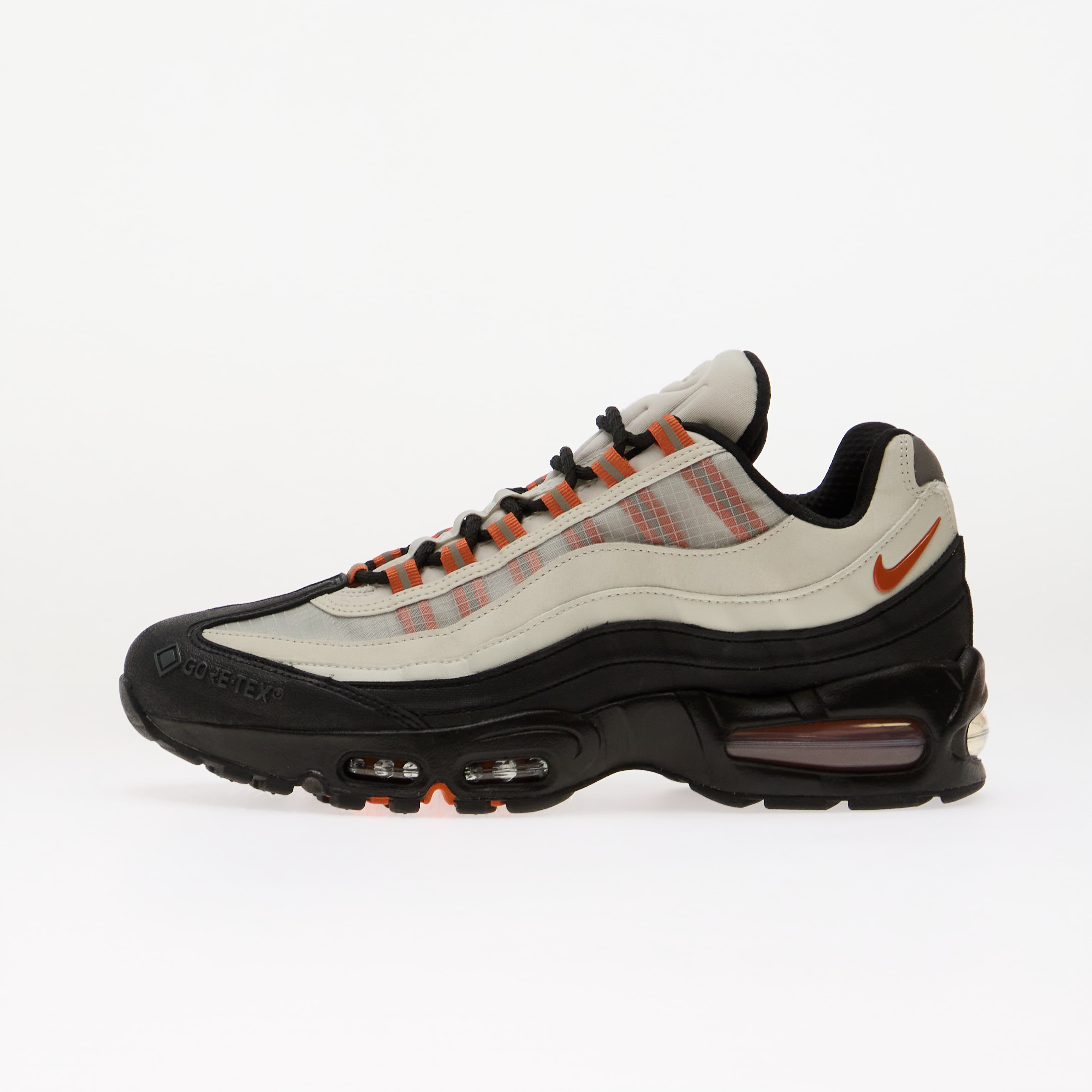 Sneakers Nike Air Max 95 Big Bubble GORE-TEX Light Bone/ Campfire Orange-Black UK 9.5