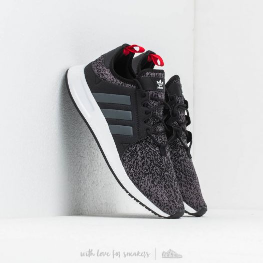 Men s shoes adidas X PLR Core Black Grey Six Scarlet Footshop