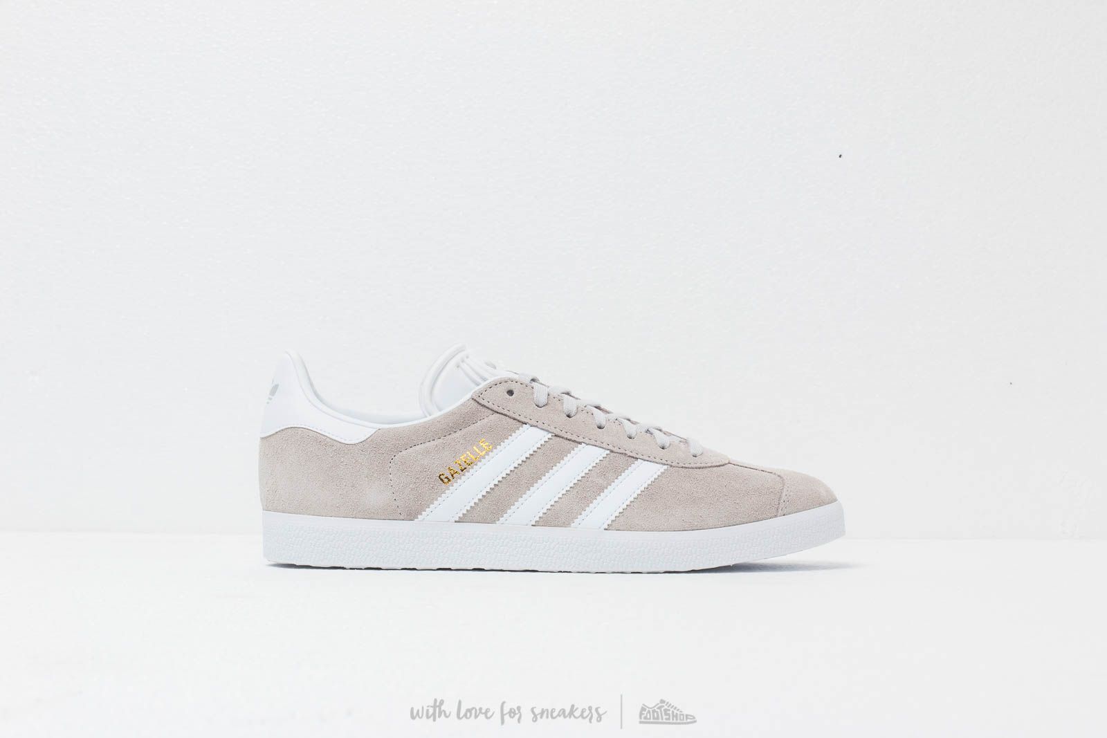 Meeste kingad adidas Gazelle Grey One/ Ftw White/ Gold Mint