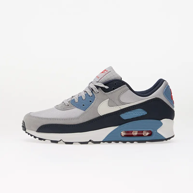 Nike Air Max 90 Geyser Grey/ White-Thunder-Work Blue