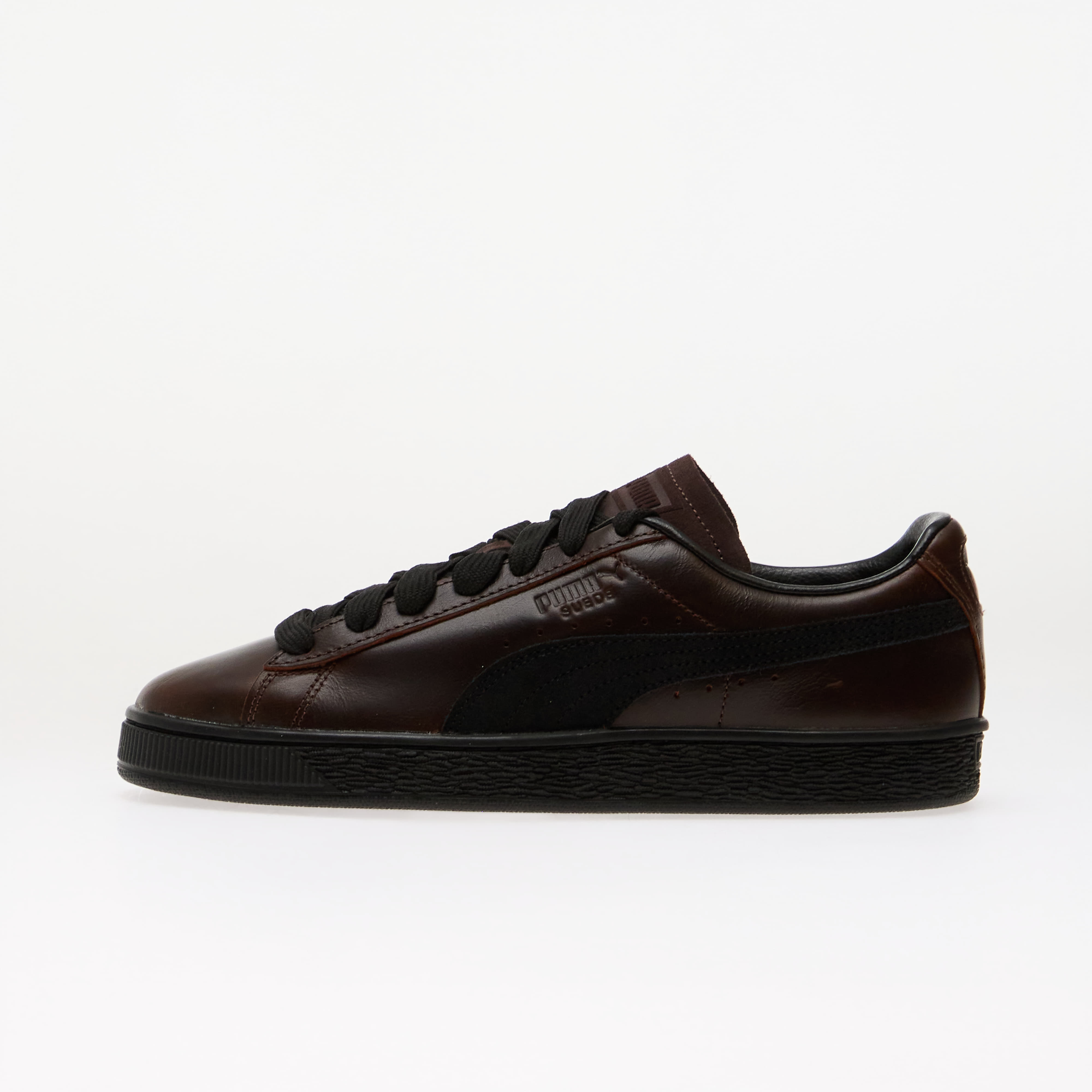 Sneakers Puma Suede Dressed Leather Brown/ Puma Black UK 9