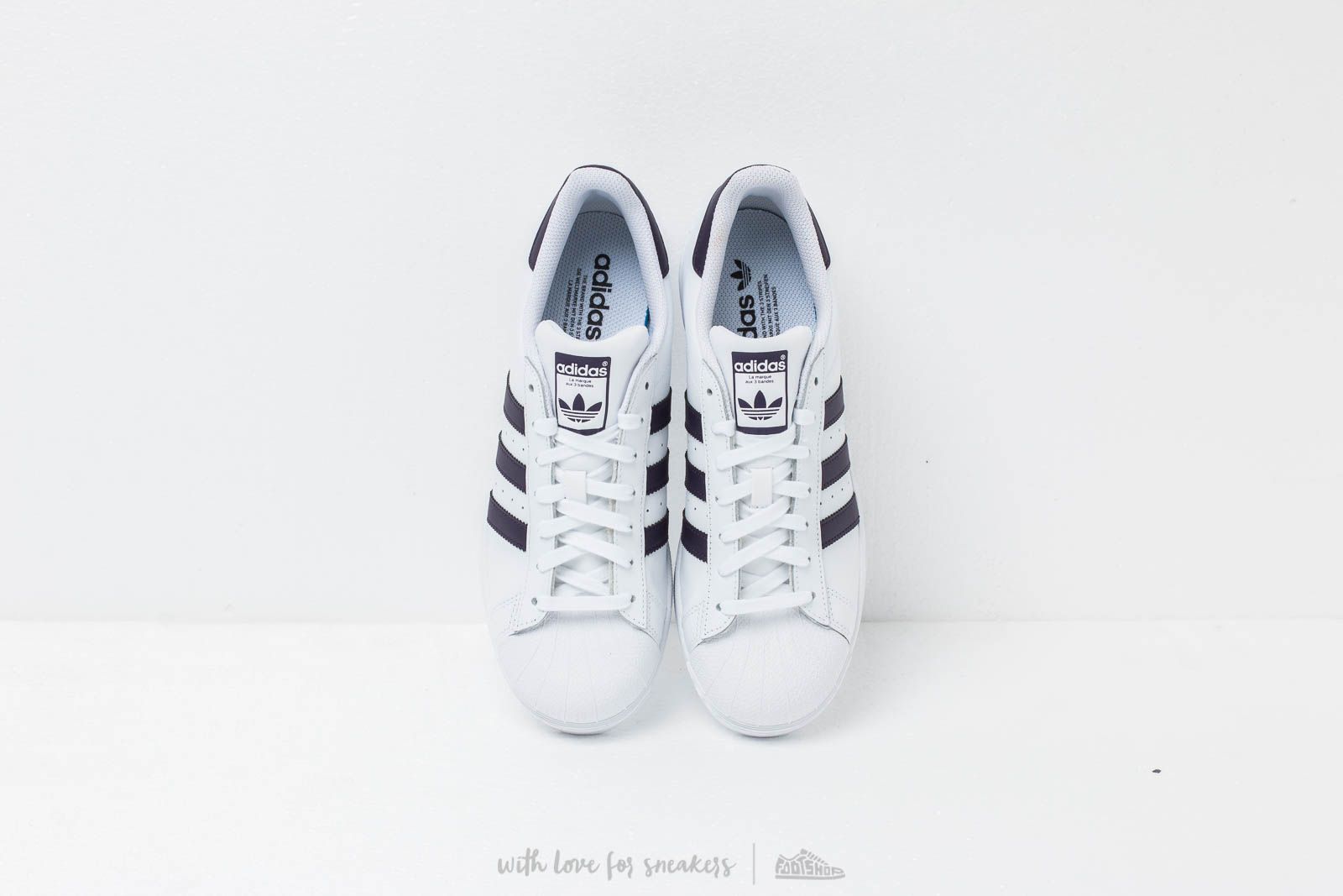 Încălțăminte și sneakerși pentru femei adidas Superstar W Ftw White/ Legpur/ Core Black