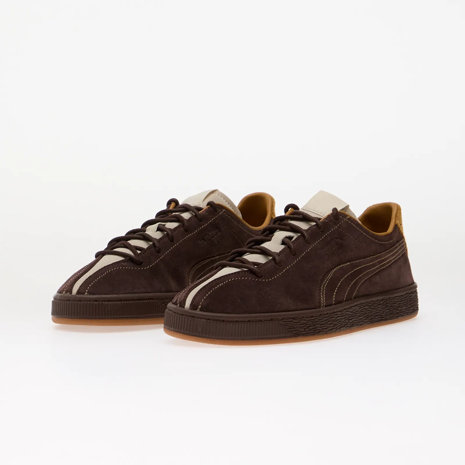 Sneaker für Männer Puma Suede Le Père Chocolate Brown/ Silver Fog