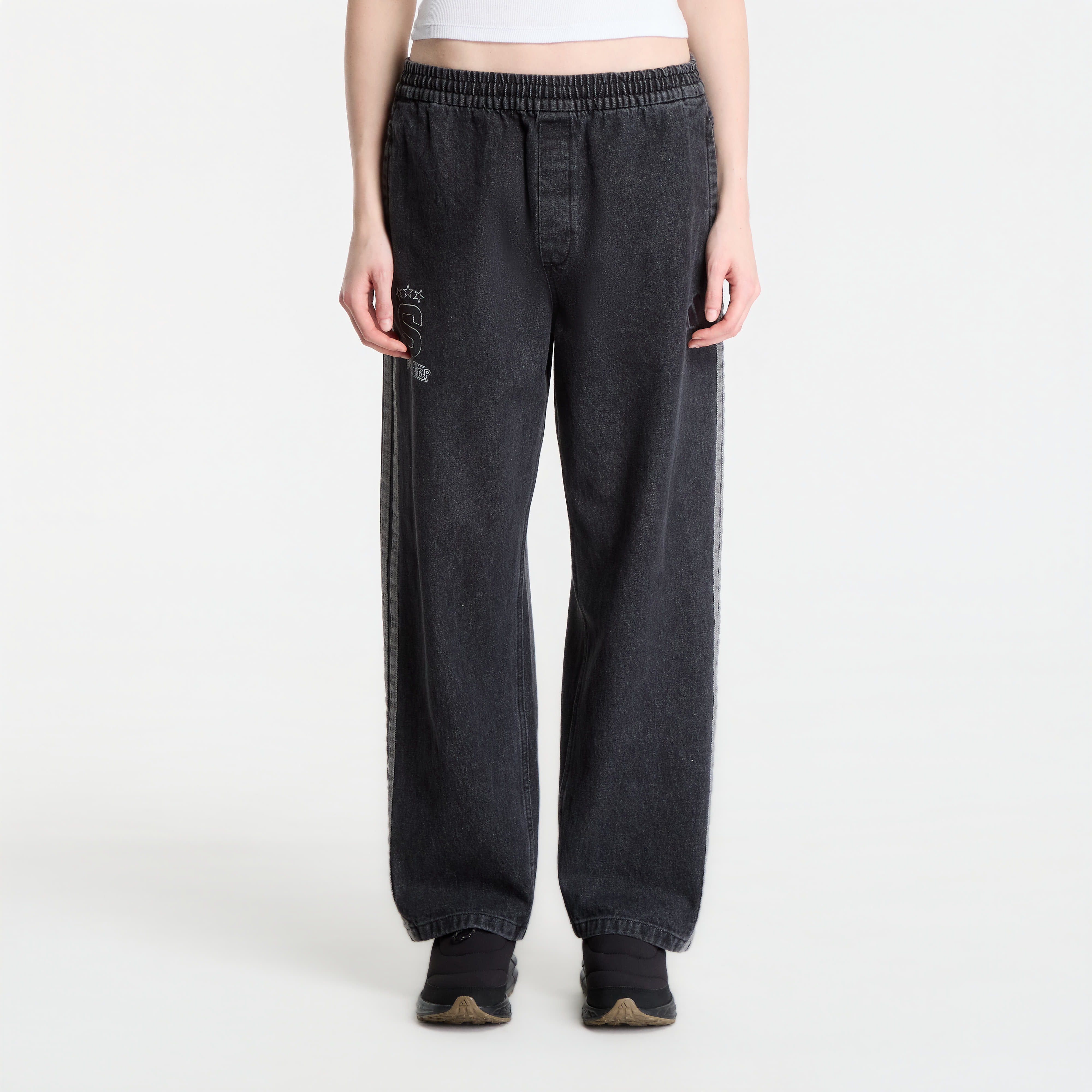 Pants adidas x FTSHP x AC Sparta Prague Denim Pants Black M