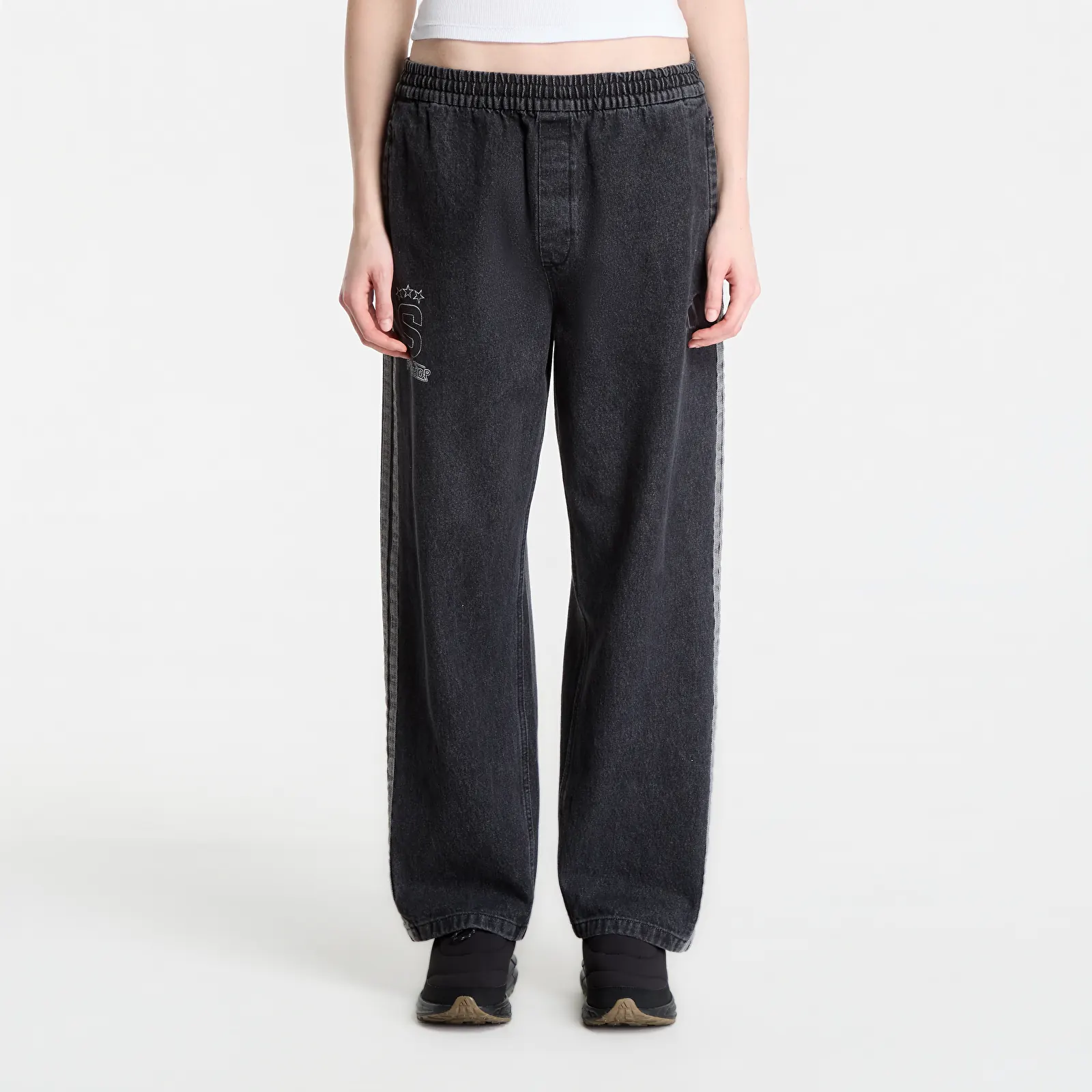Панталони adidas x FTSHP x AC Sparta Prague Denim Pants Black