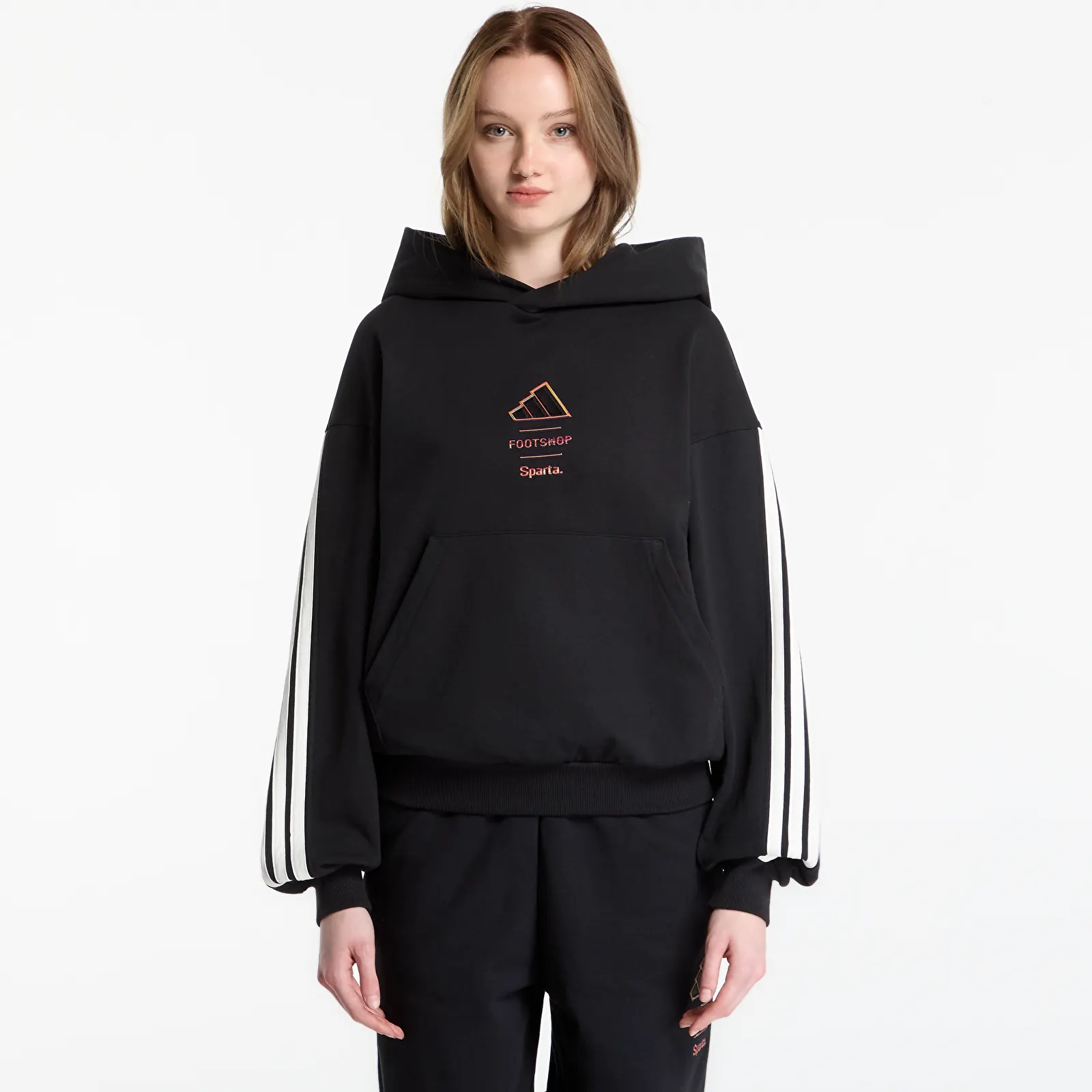 Hanorace adidas x FTSHP x AC Sparta Prague Hoodie Black