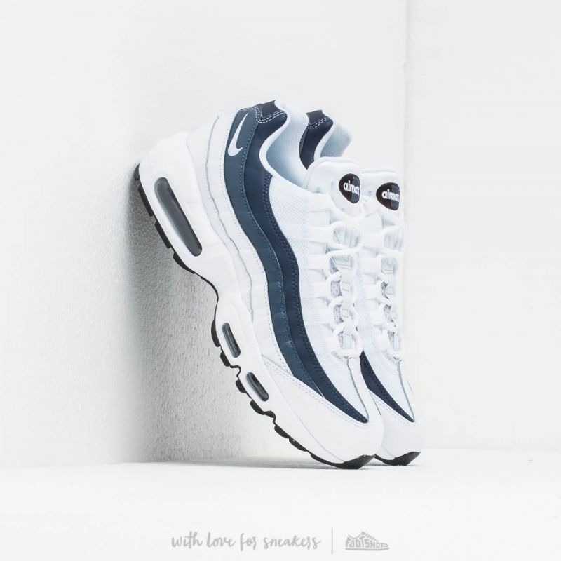 Nike Air Max 95 Essential White/ White-Midnight Navy-Monsoon Blue