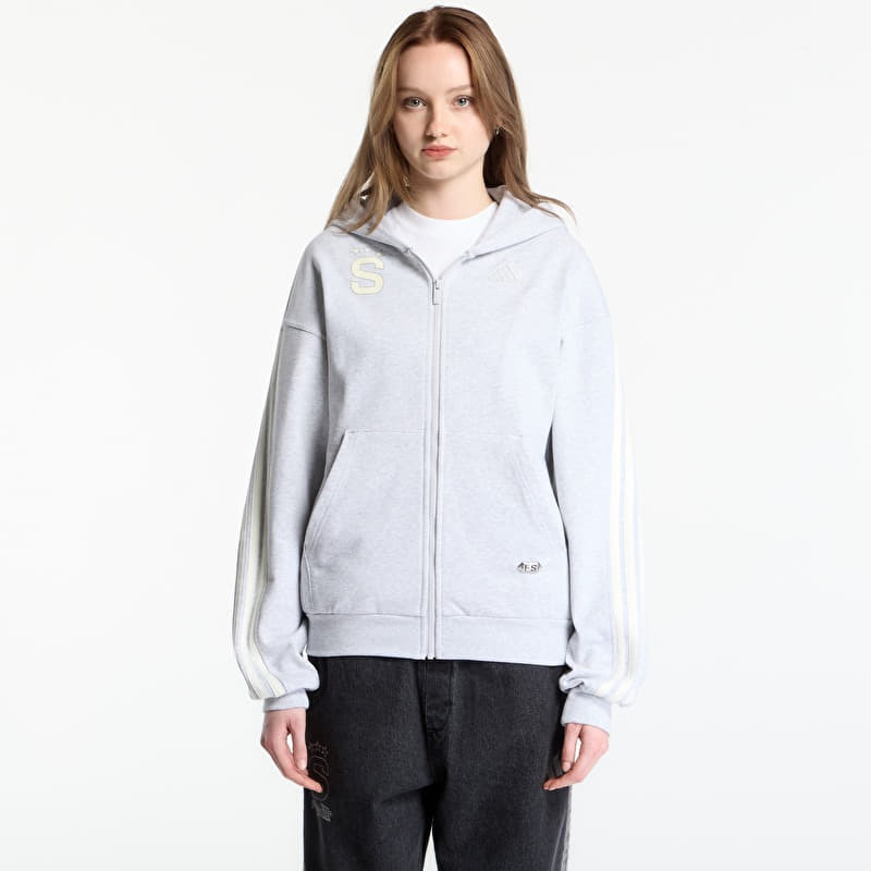 Суитшърт adidas x FTSHP x AC Sparta Prague Zip Up Hoodie Melange Gray
