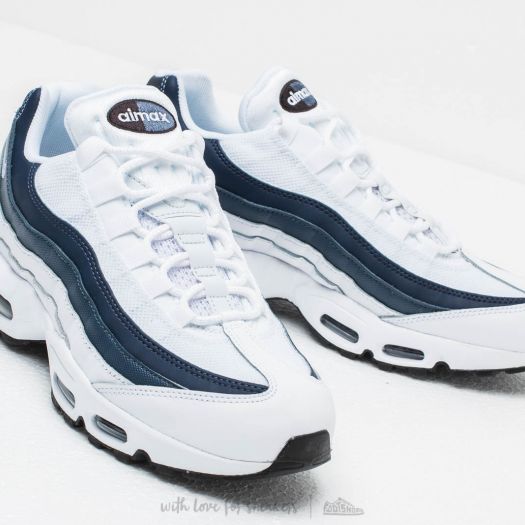 Men s shoes Nike Air Max 95 Essential White White Midnight Navy Monsoon Blue Footshop