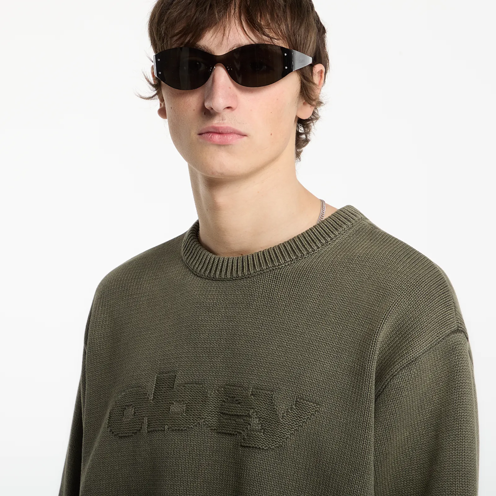 Pulls homme Obey Fade Wash Speed Logo Sweater Chimera Faded Wash