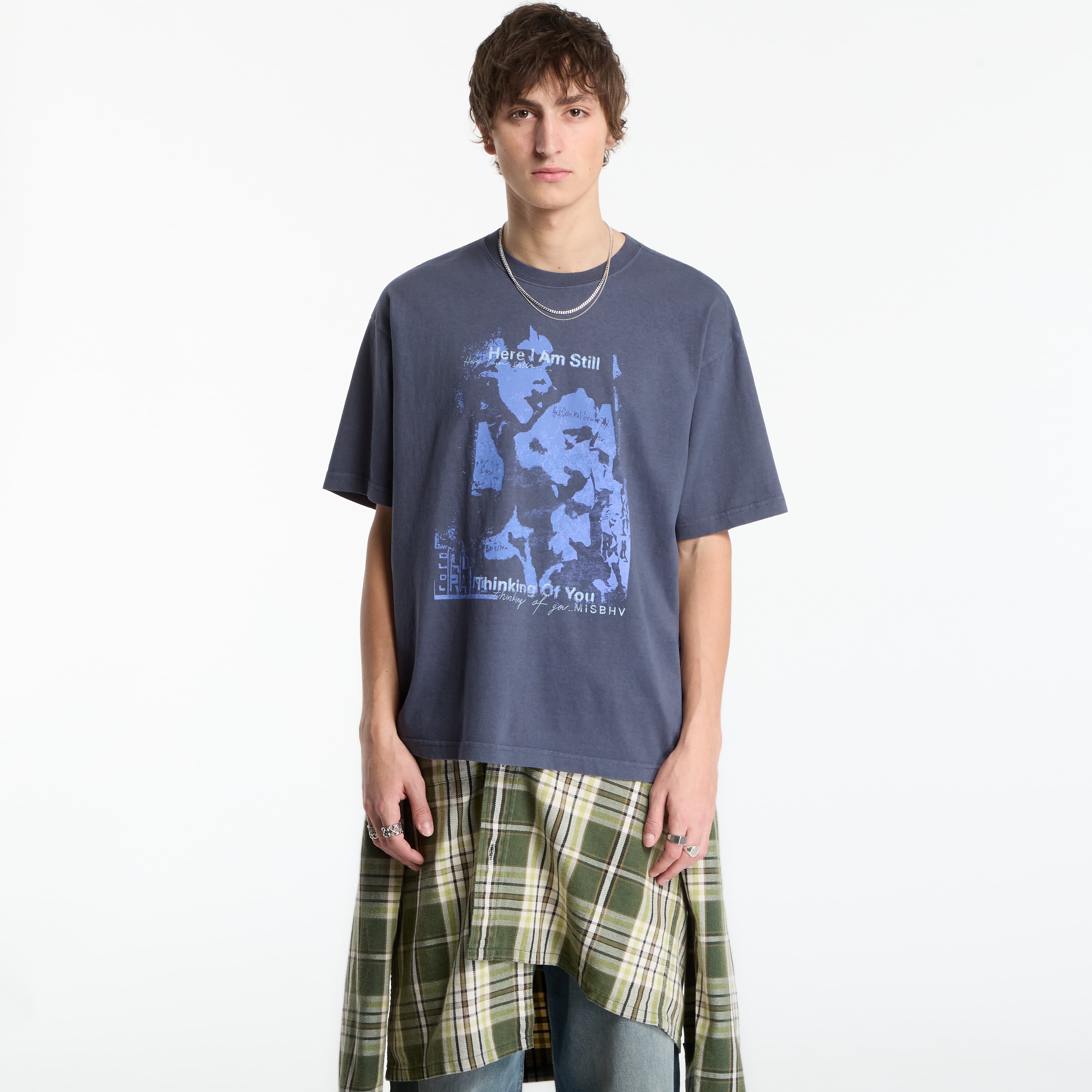 T-shirt MISBHV Victim Washed Navy T-Shirt UNISEX XL