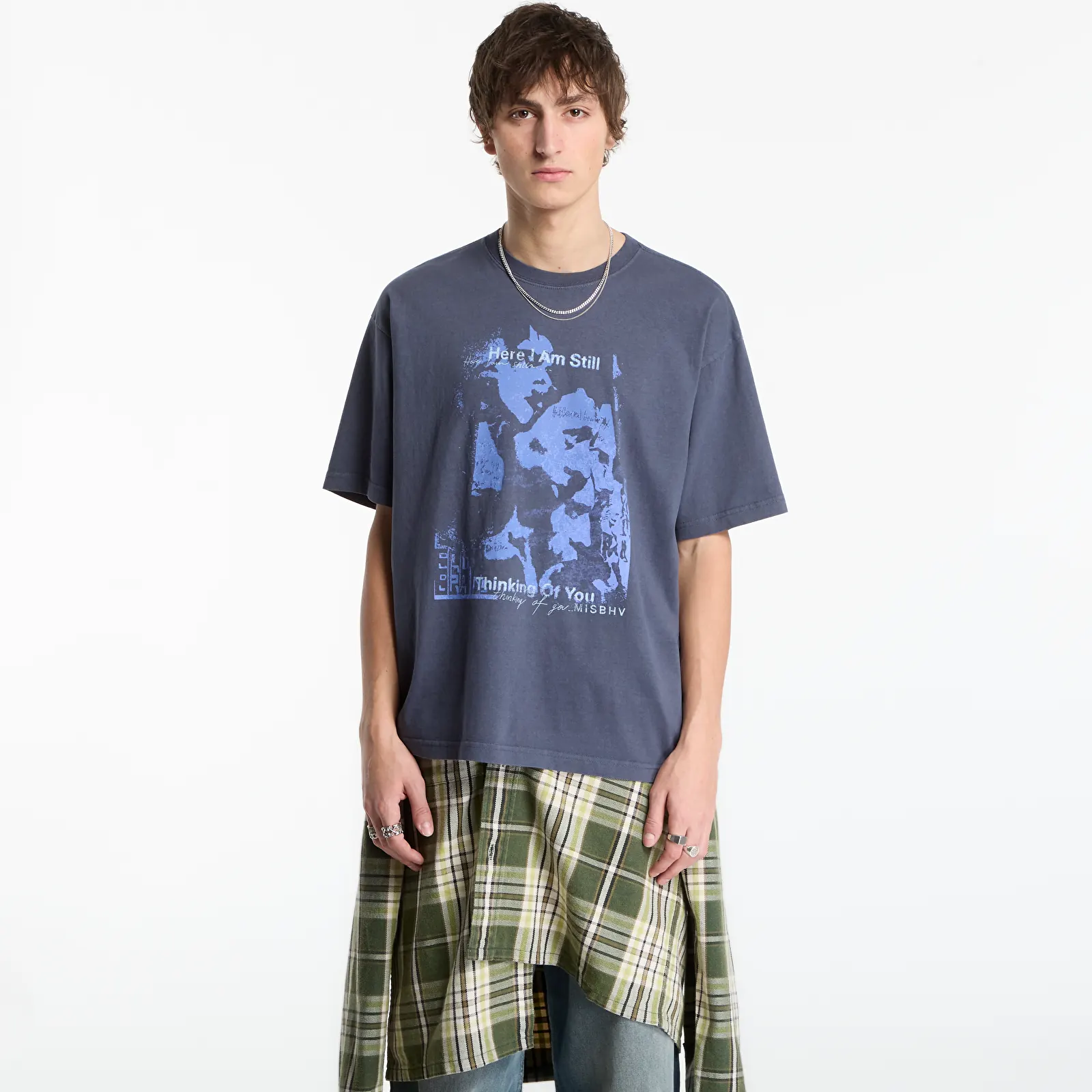 T-Shirts MISBHV Victim Washed Navy T-Shirt UNISEX