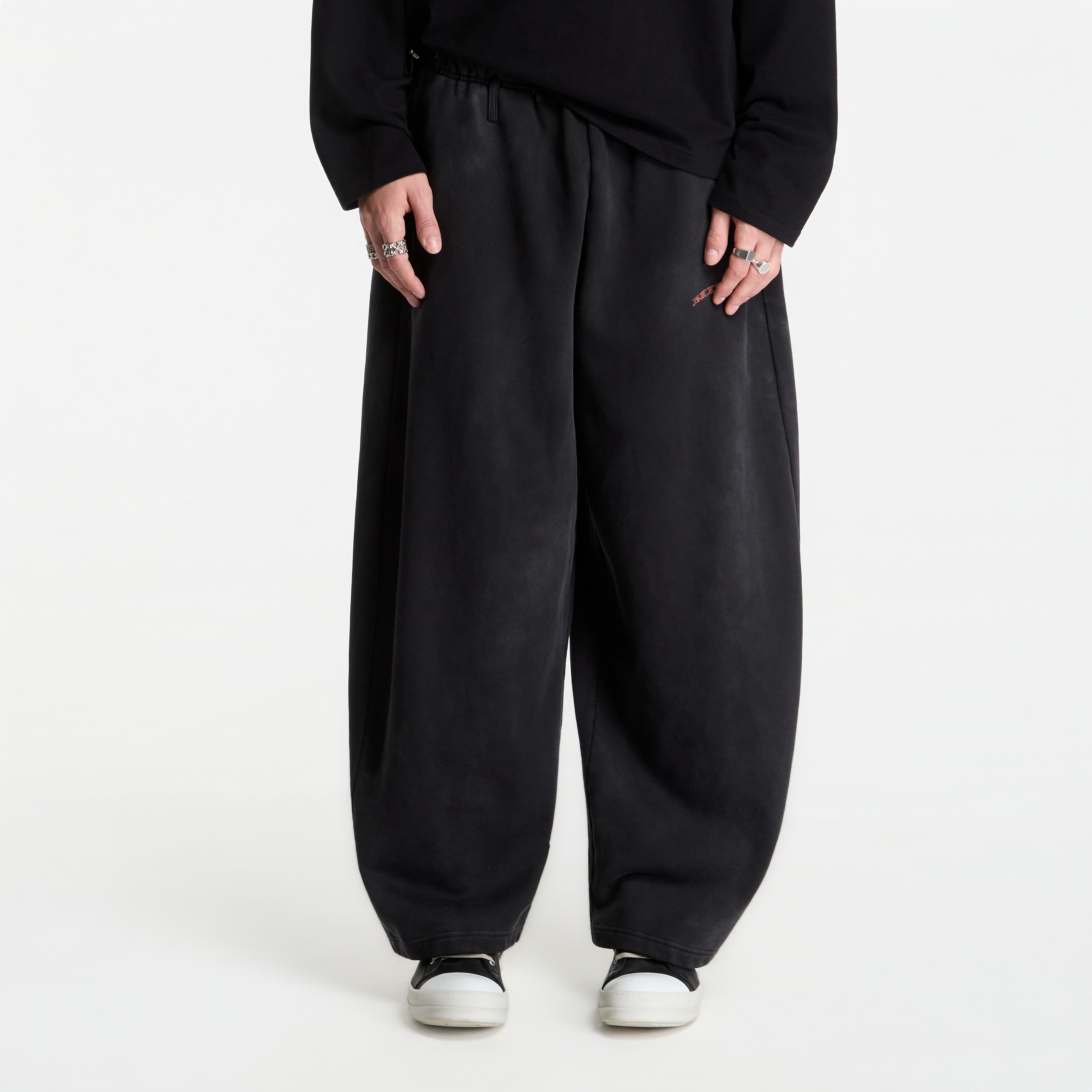 Pants MISBHV Faded Black Baggy Sweatpants XXL