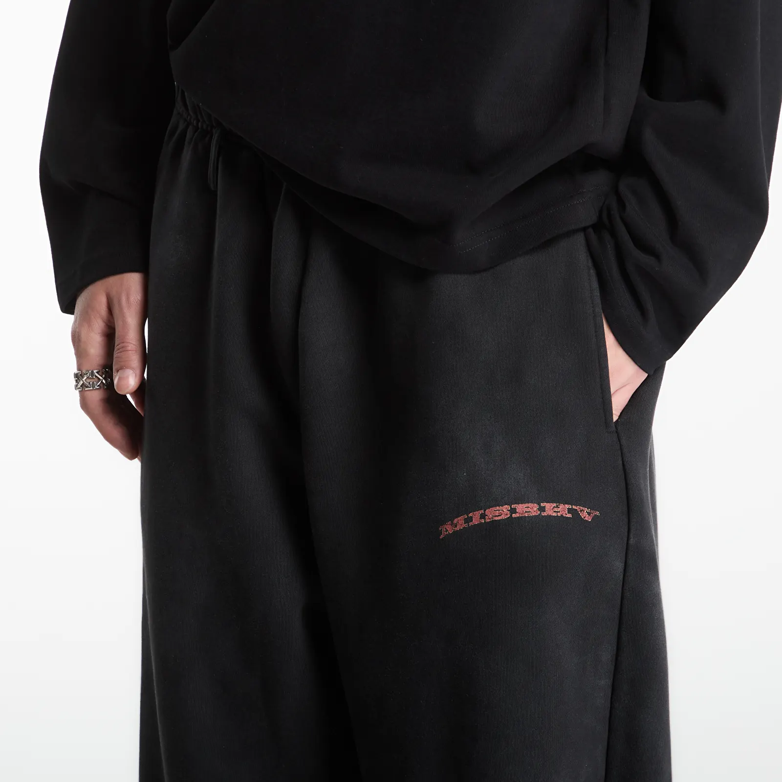 Анцузи MISBHV Faded Black Baggy Sweatpants