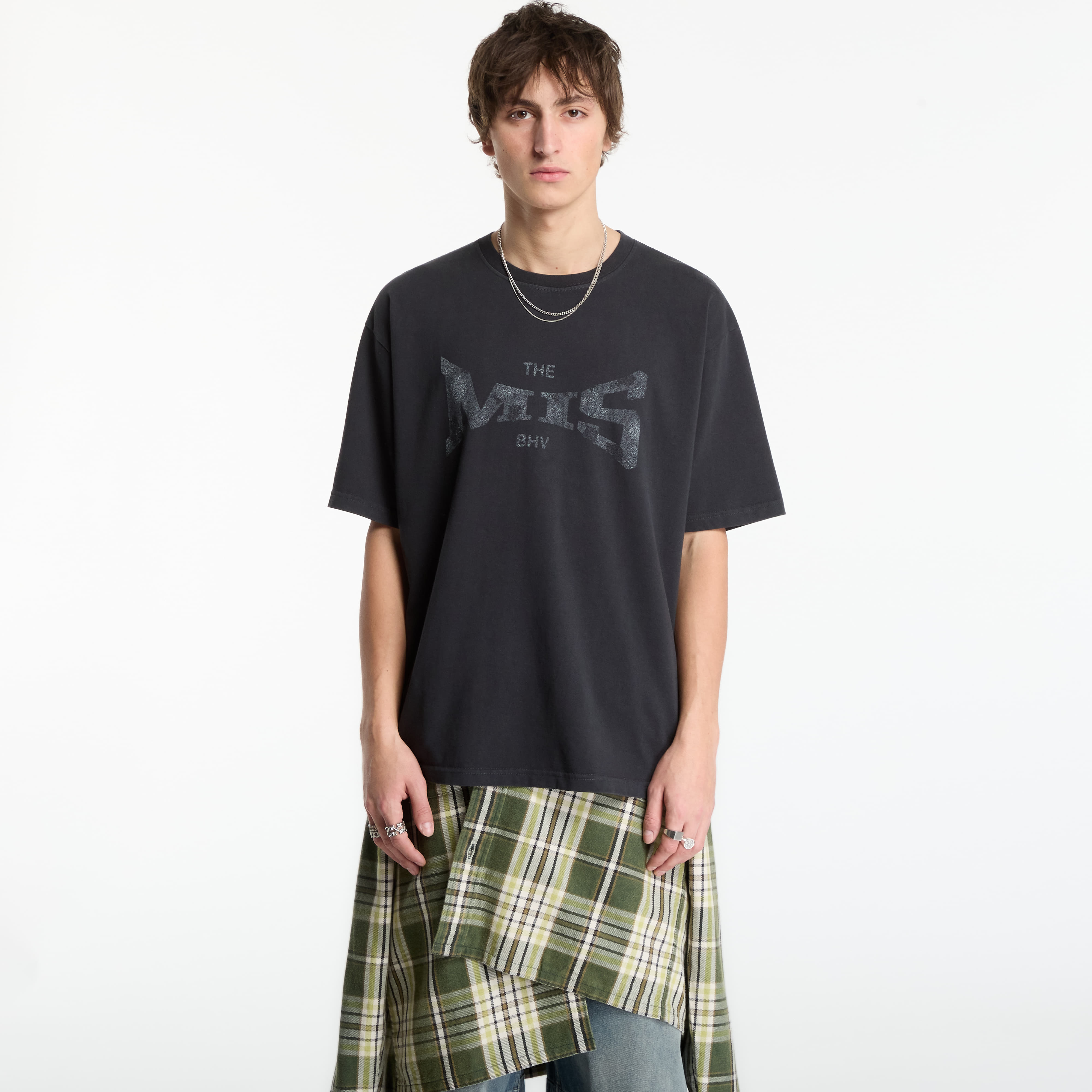 T-shirt MISBHV The Mis Bhv Washed Black T-Shirt UNISEX L