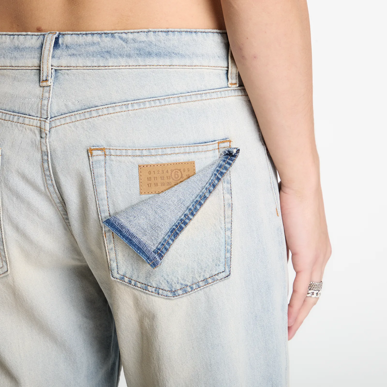 Jeans MM6 Pants 5 Pockets Light Blue