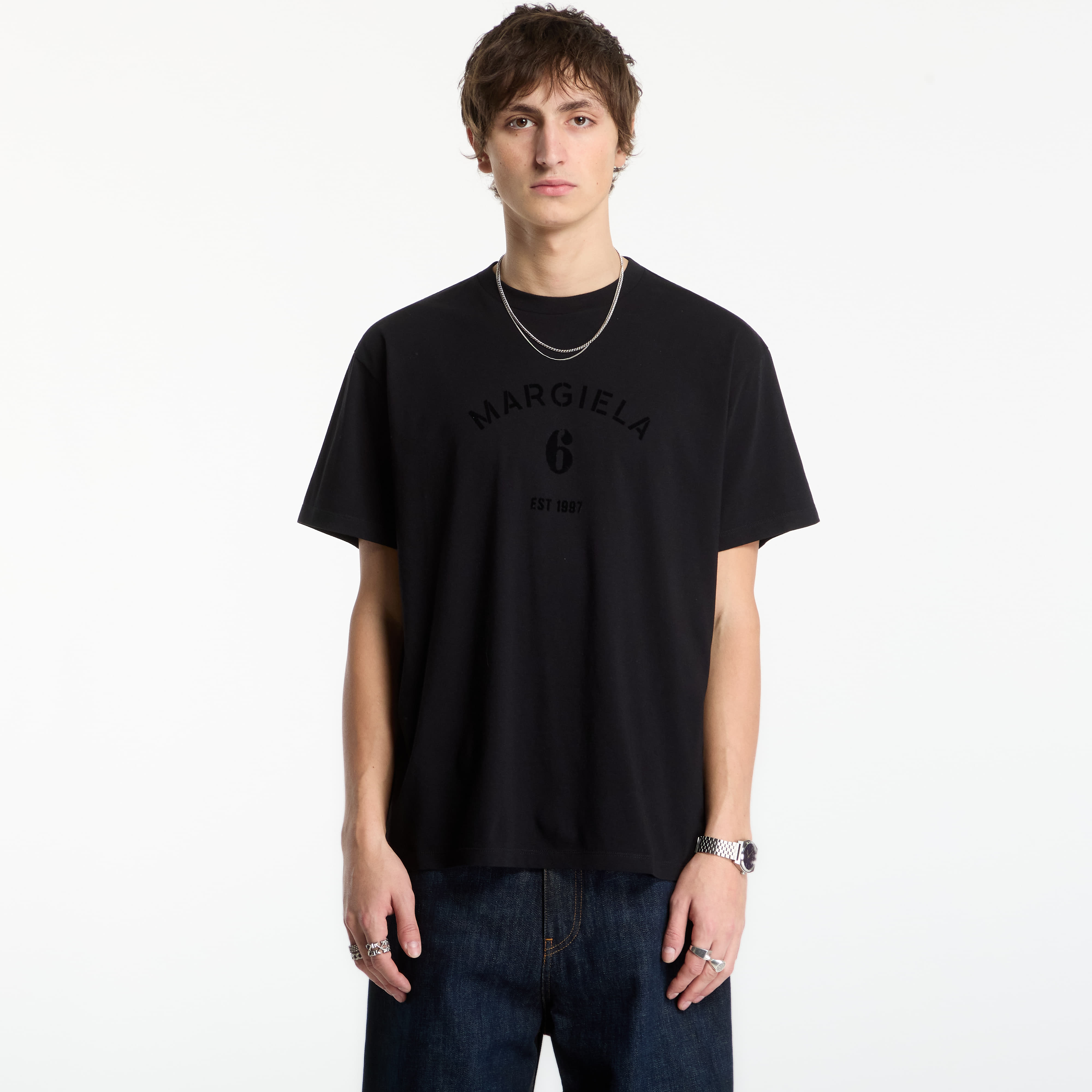 T-shirt MM6 T-Shirt Black XL