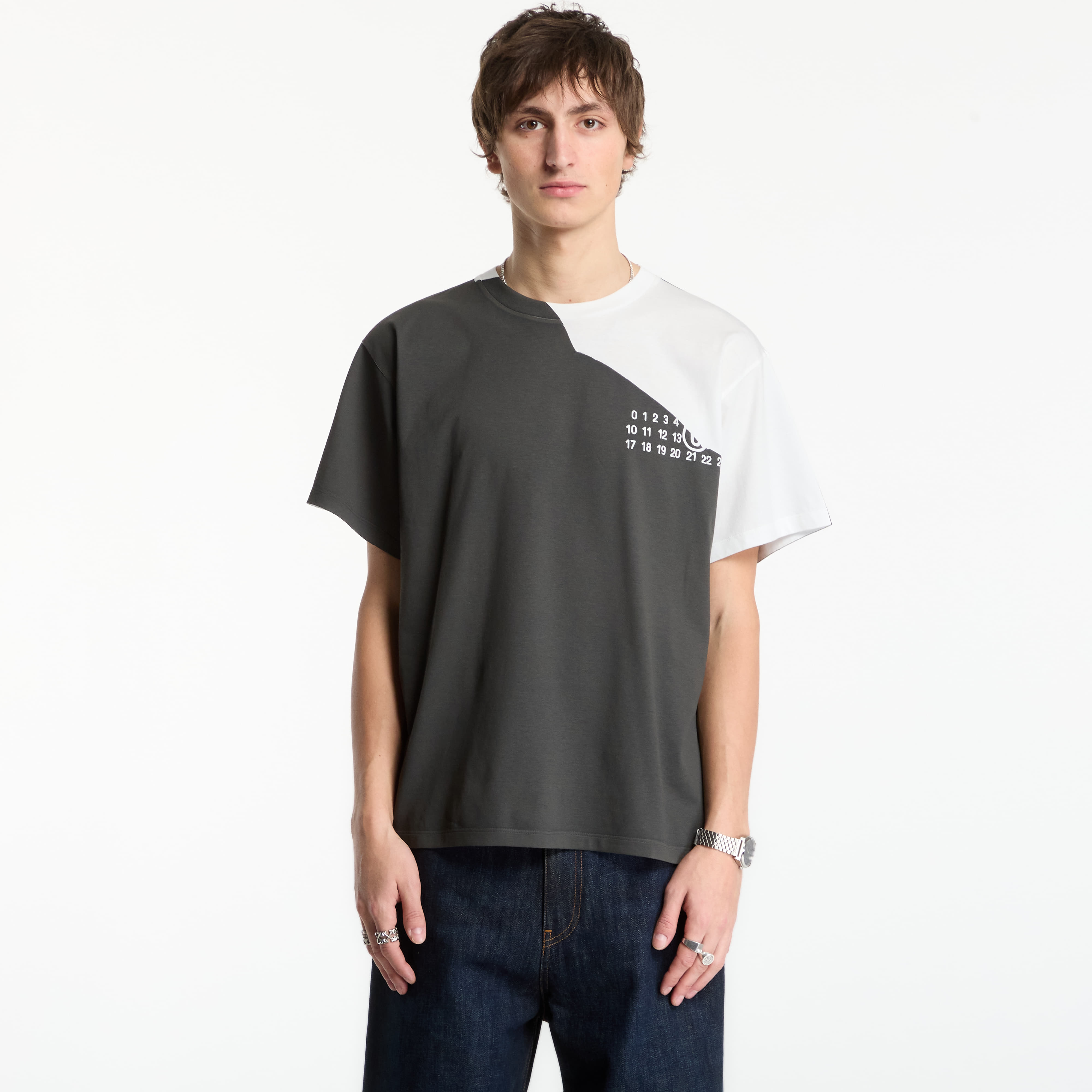 T-shirt MM6 T-Shirt Off White L