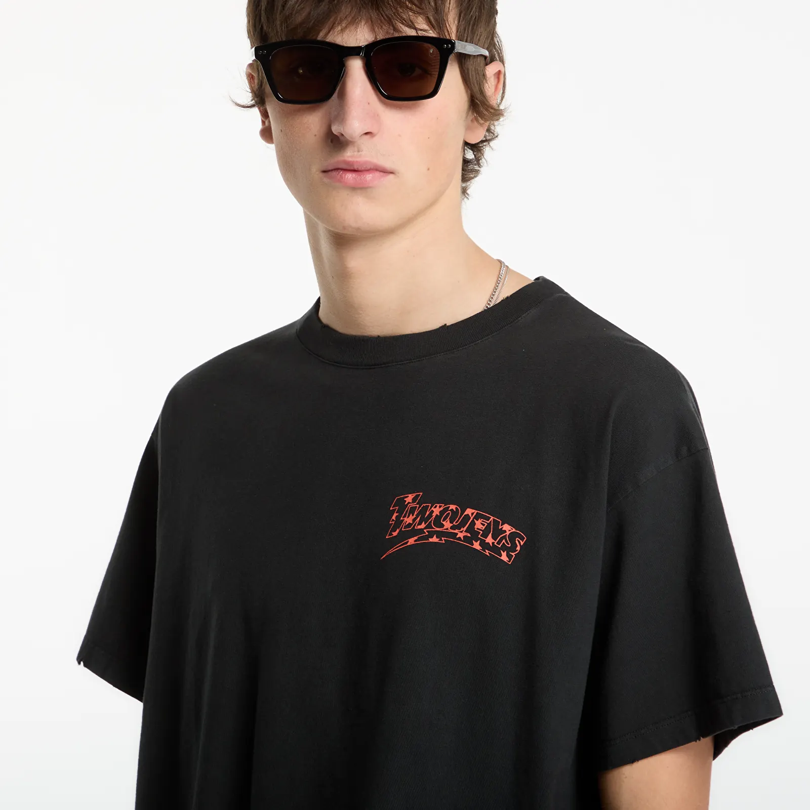 T-shirts TwoJeys Lightning Black Tee Black