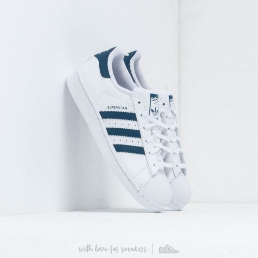 Kids' sneakers and shoes adidas Superstar J Ftw White/ Ftw White/ Legend  Marine | Footshop