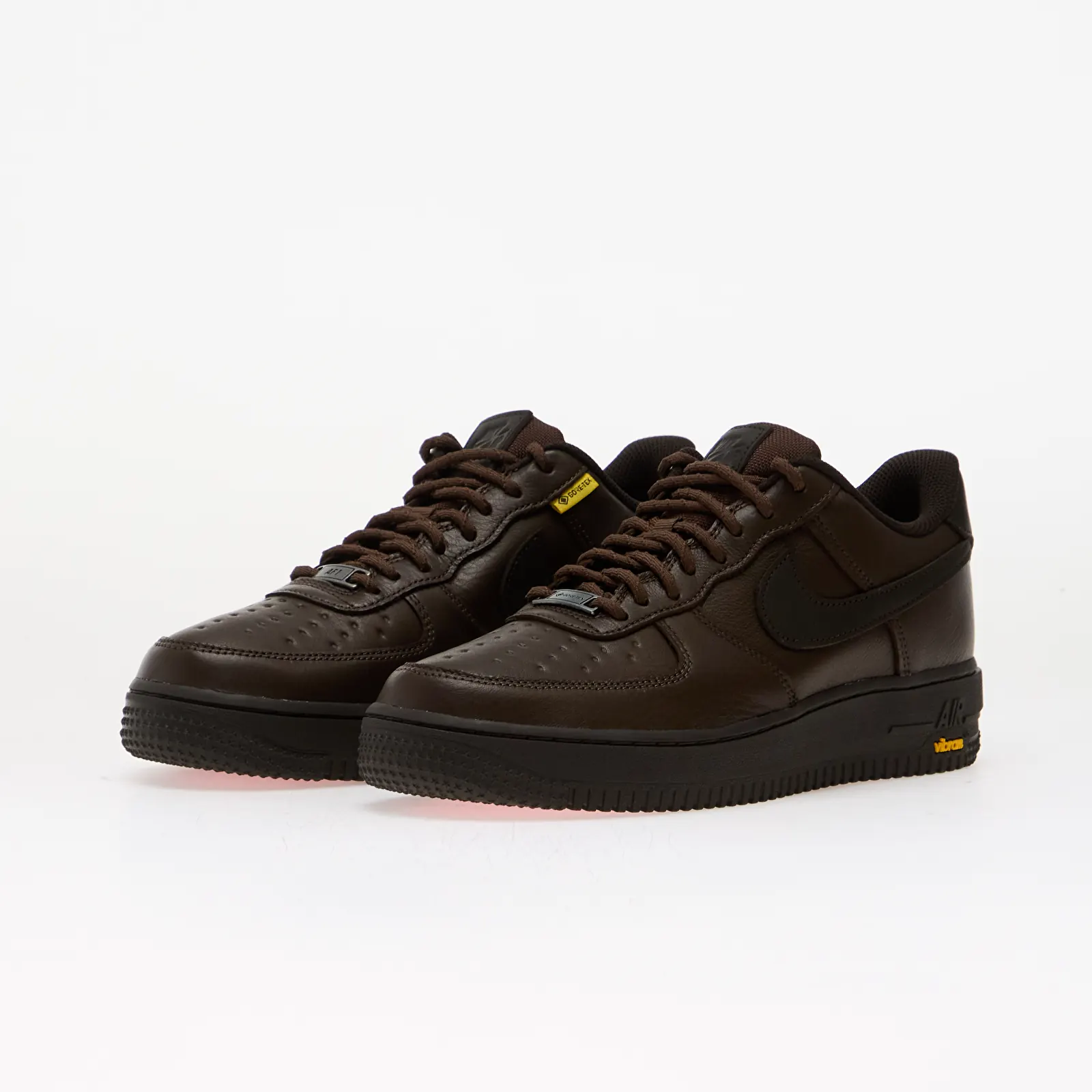 Pánske tenisky Nike Air Force 1 GORE-TEX Vibram Baroque Brown/ Shadow Brown-Speed Yellow