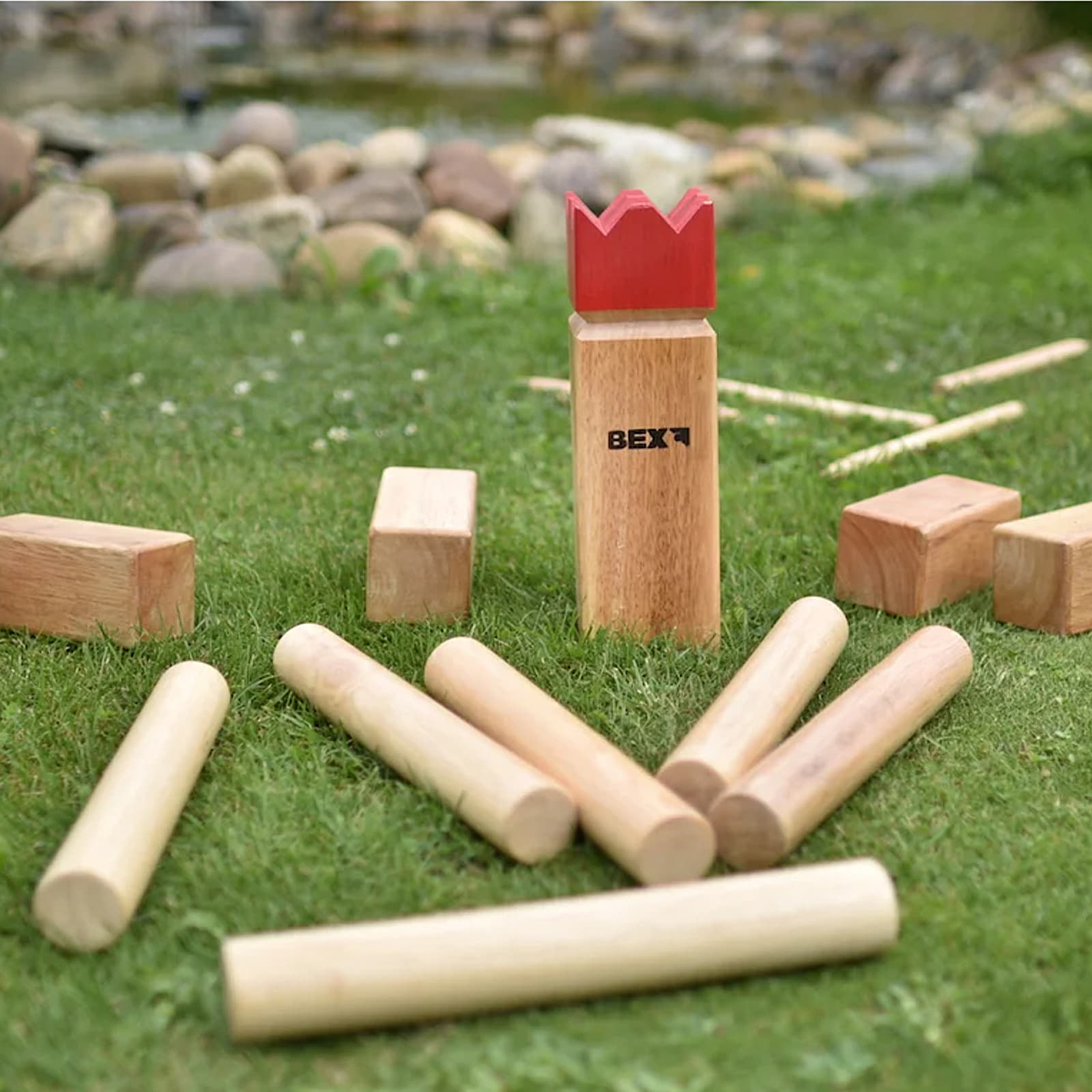 Inne Bex Sport Společenská Hra Kubb Professional