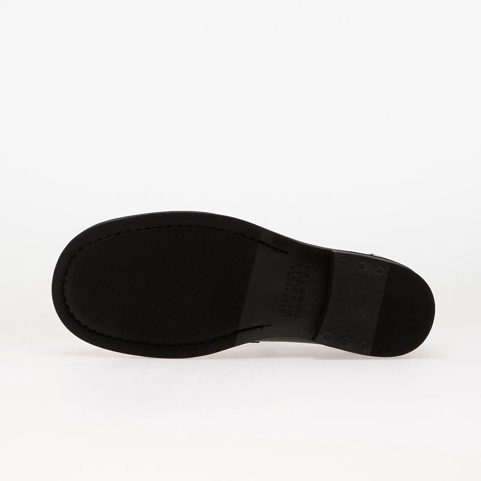 Pánske tenisky a topánky MM6 Mocassin Cappuccino/ Black