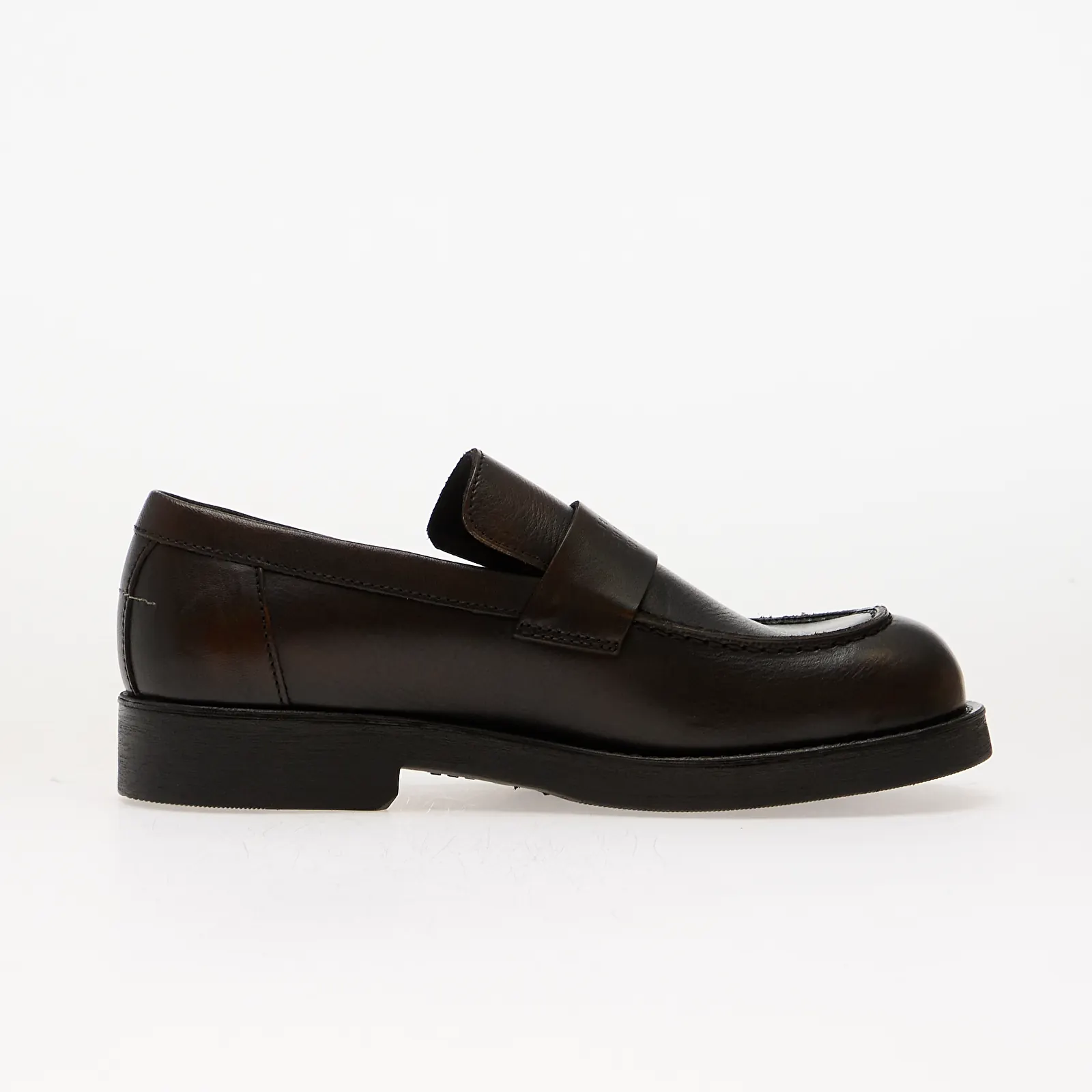 Pánske tenisky a topánky MM6 Mocassin Cappuccino/ Black