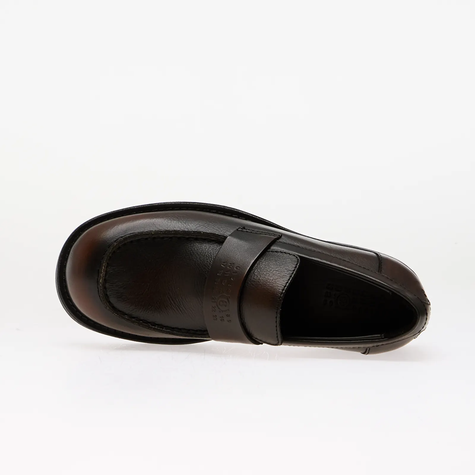 Scarpe donna MM6 Mocassin Cappuccino/ Black