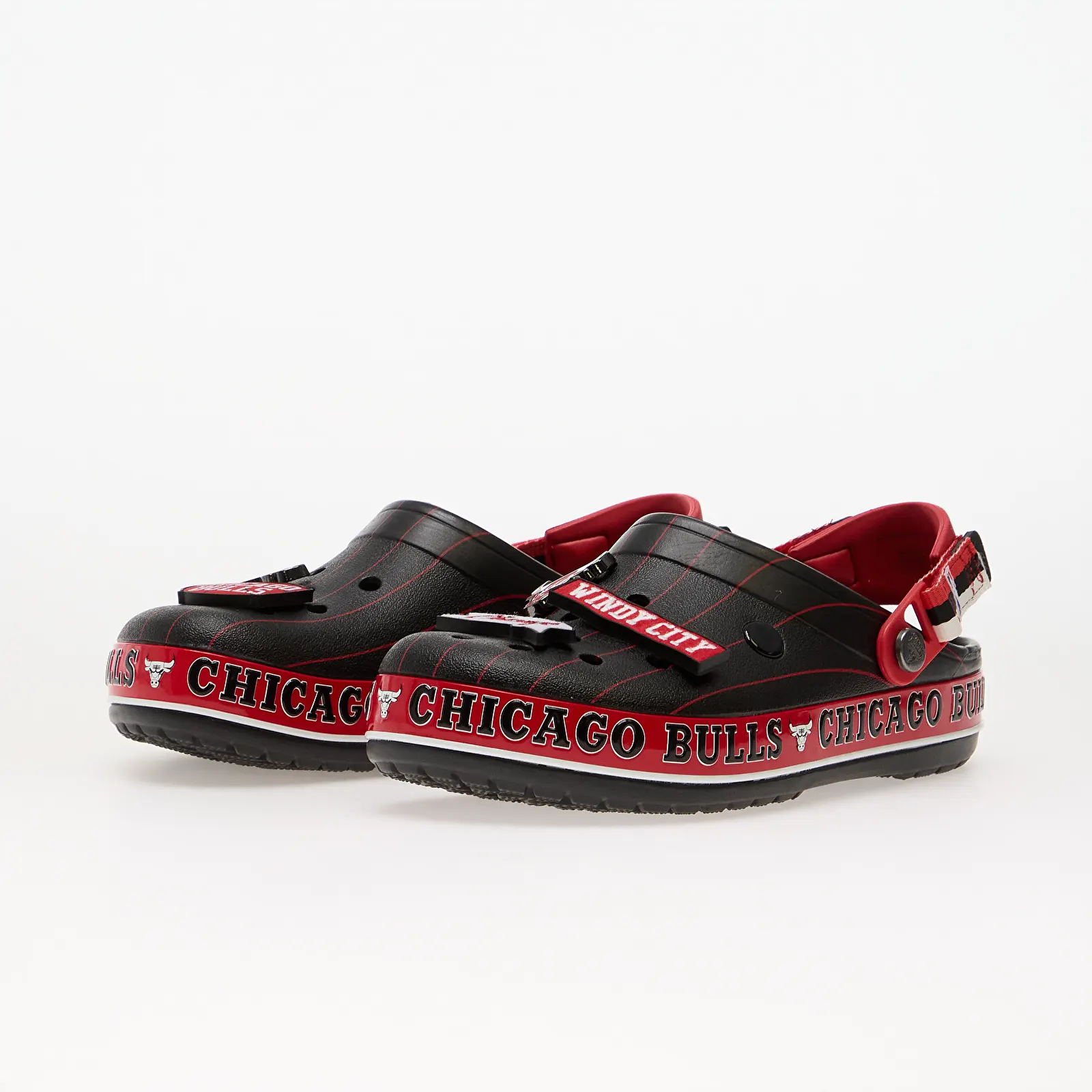 Klapki męskie Crocs x NBA Chicago Bulls Hardwood Classics Crocband Clog Multi