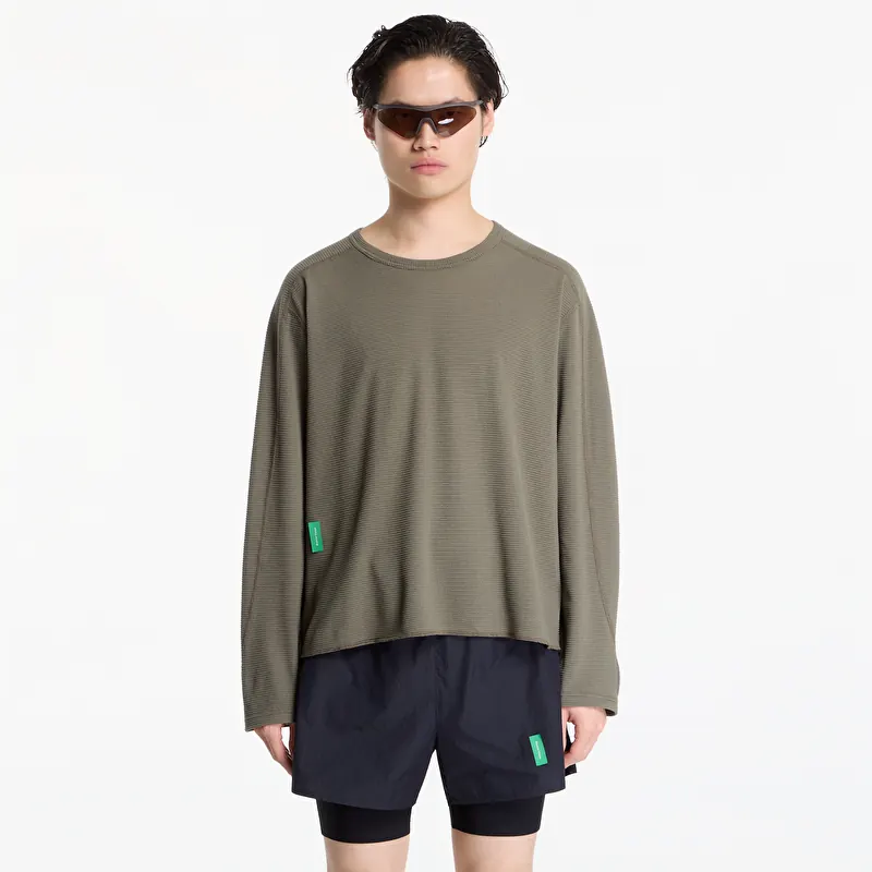 District Vision Waffle Long Sleeve Oyster