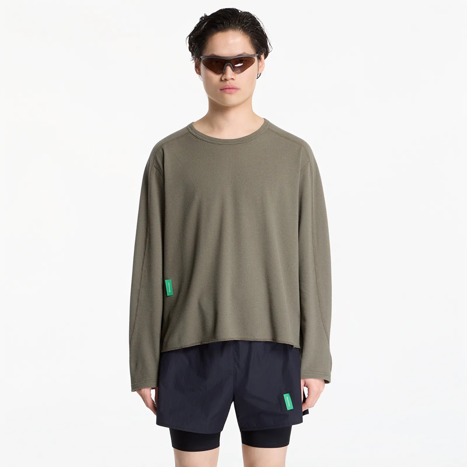 T-shirts District Vision Waffle Long Sleeve Oyster