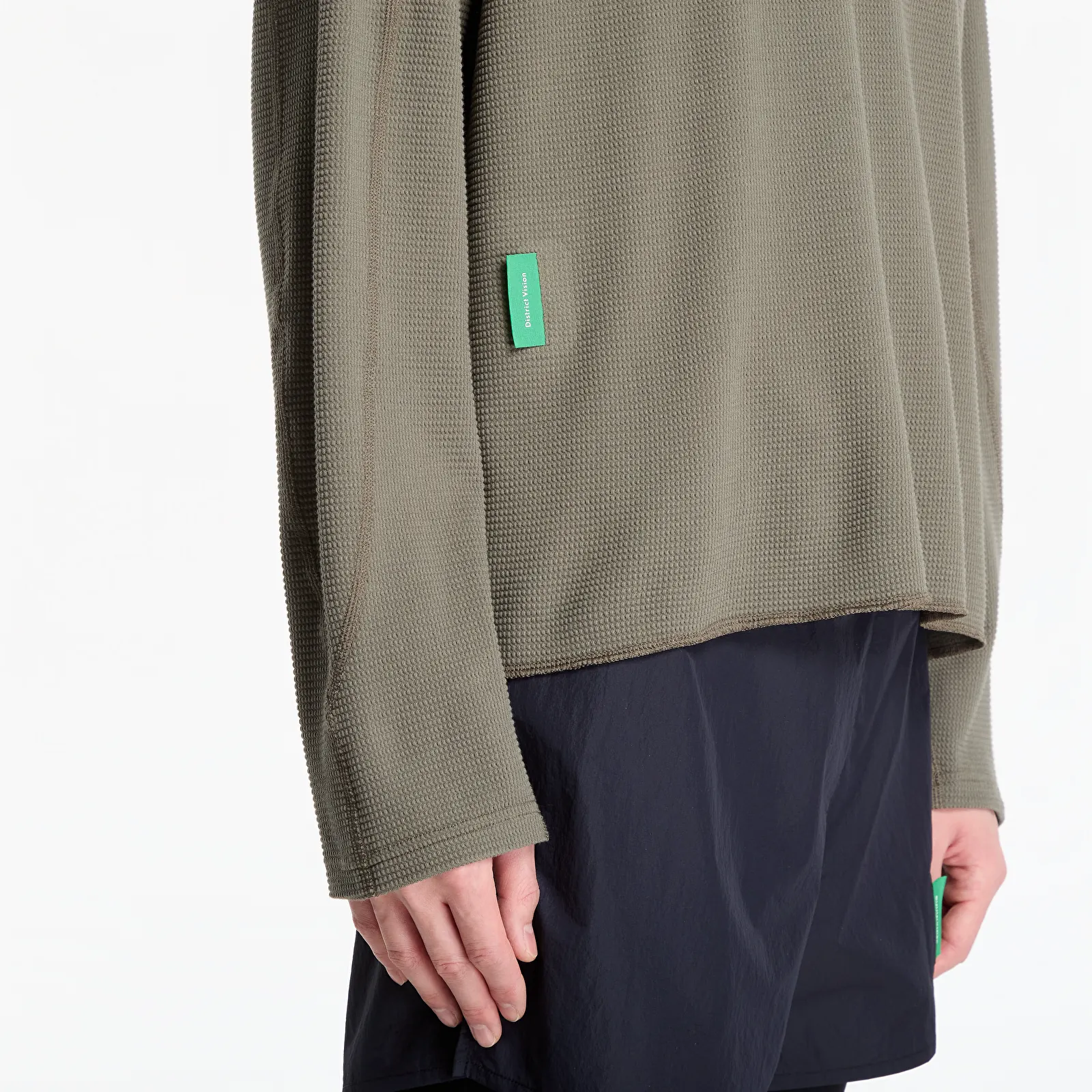 T-shirts District Vision Waffle Long Sleeve Oyster