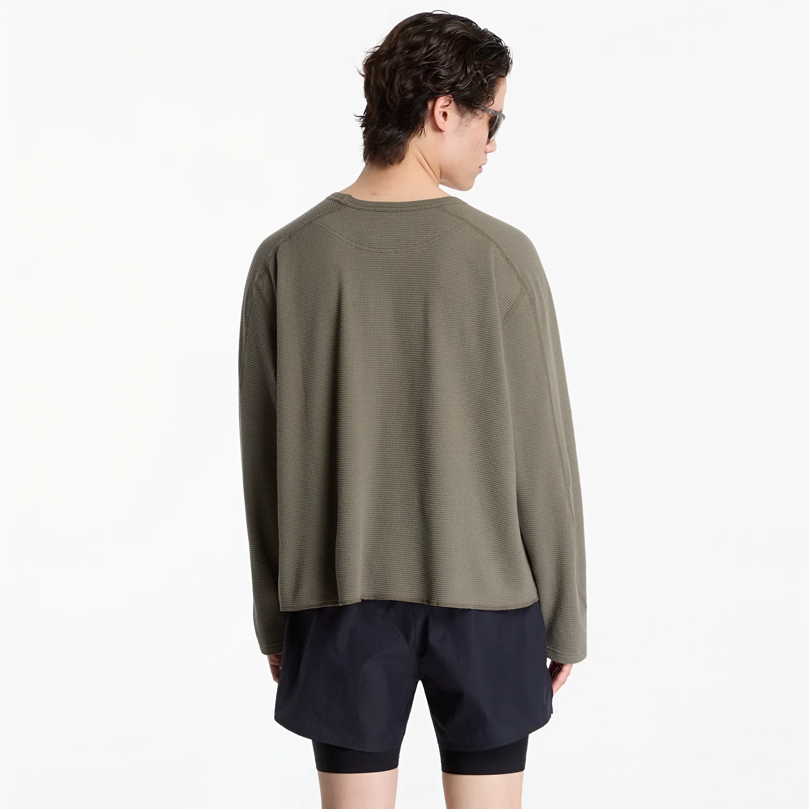 T-shirts District Vision Waffle Long Sleeve Oyster