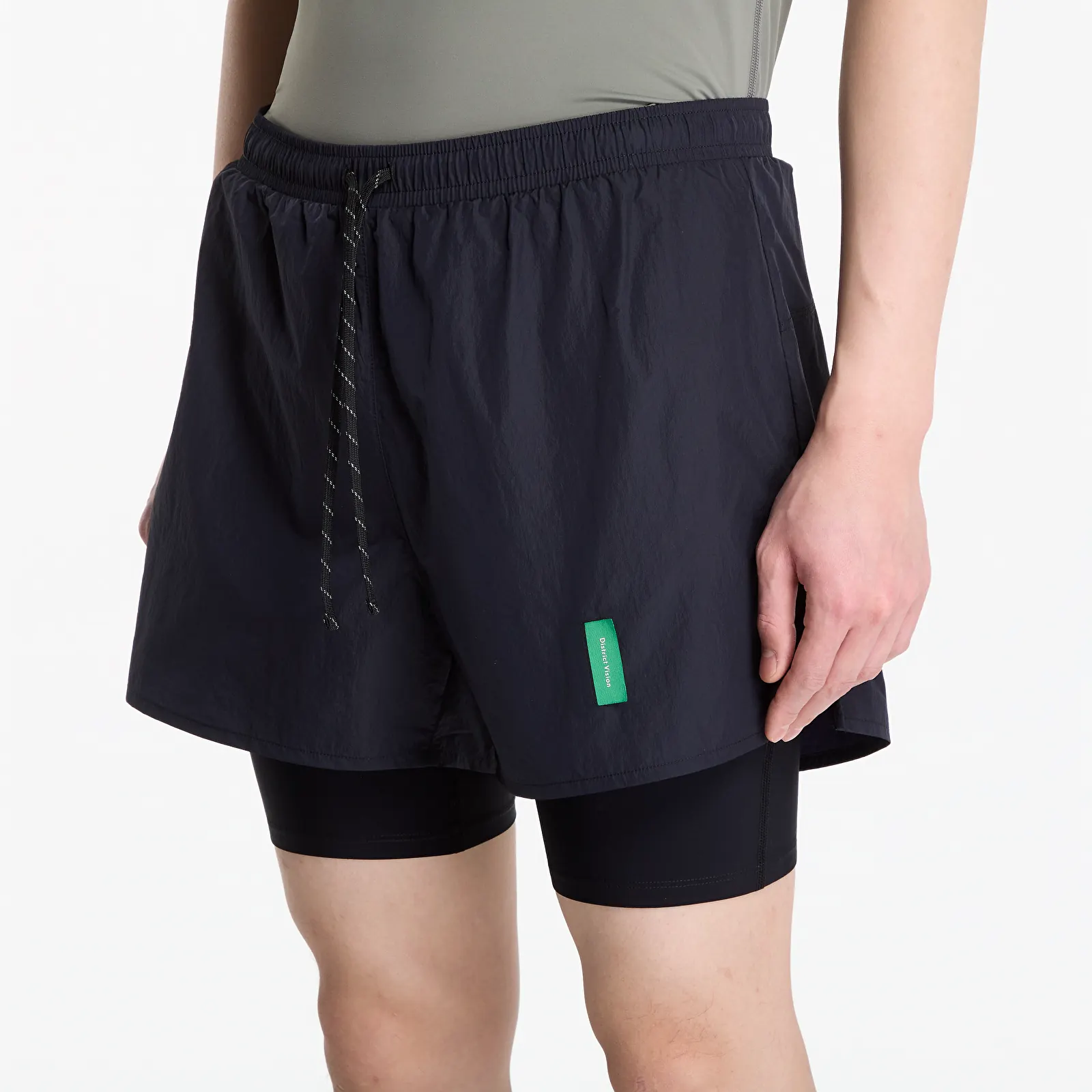 Šorti District Vision Ultralight Nylon Trail Shorts Obsidian/ Black