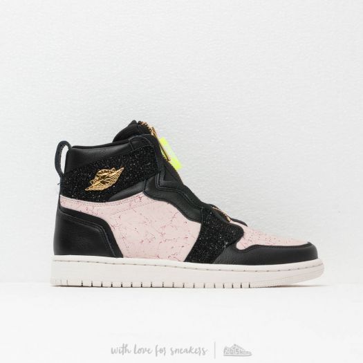 Jordans black and gold online womens