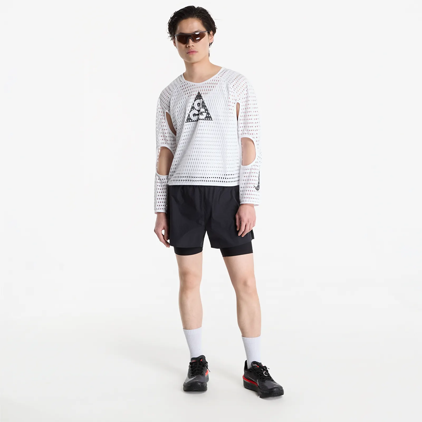 T-shirts Nike ACG Radical AirFlow NXT Dri-FIT Long-Sleeve Trail Running Top White/ Anthracite