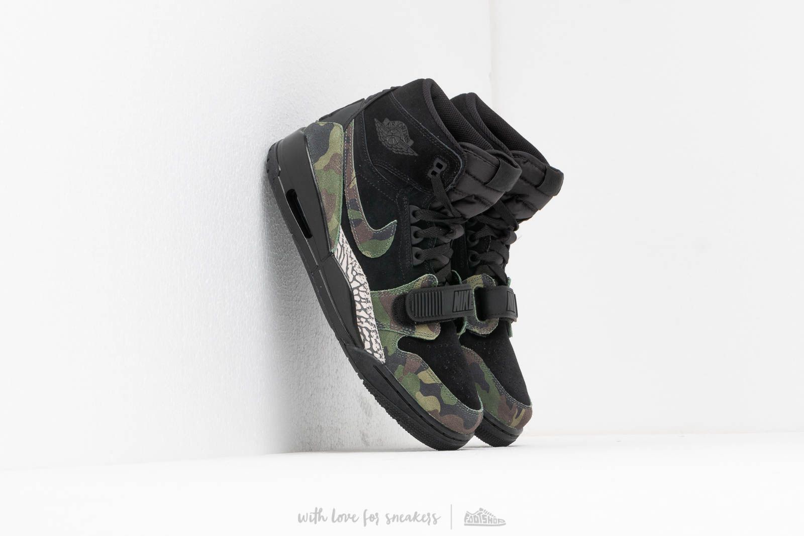 Men s shoes Air Jordan Legacy 312 Black Camo Green Black Footshop