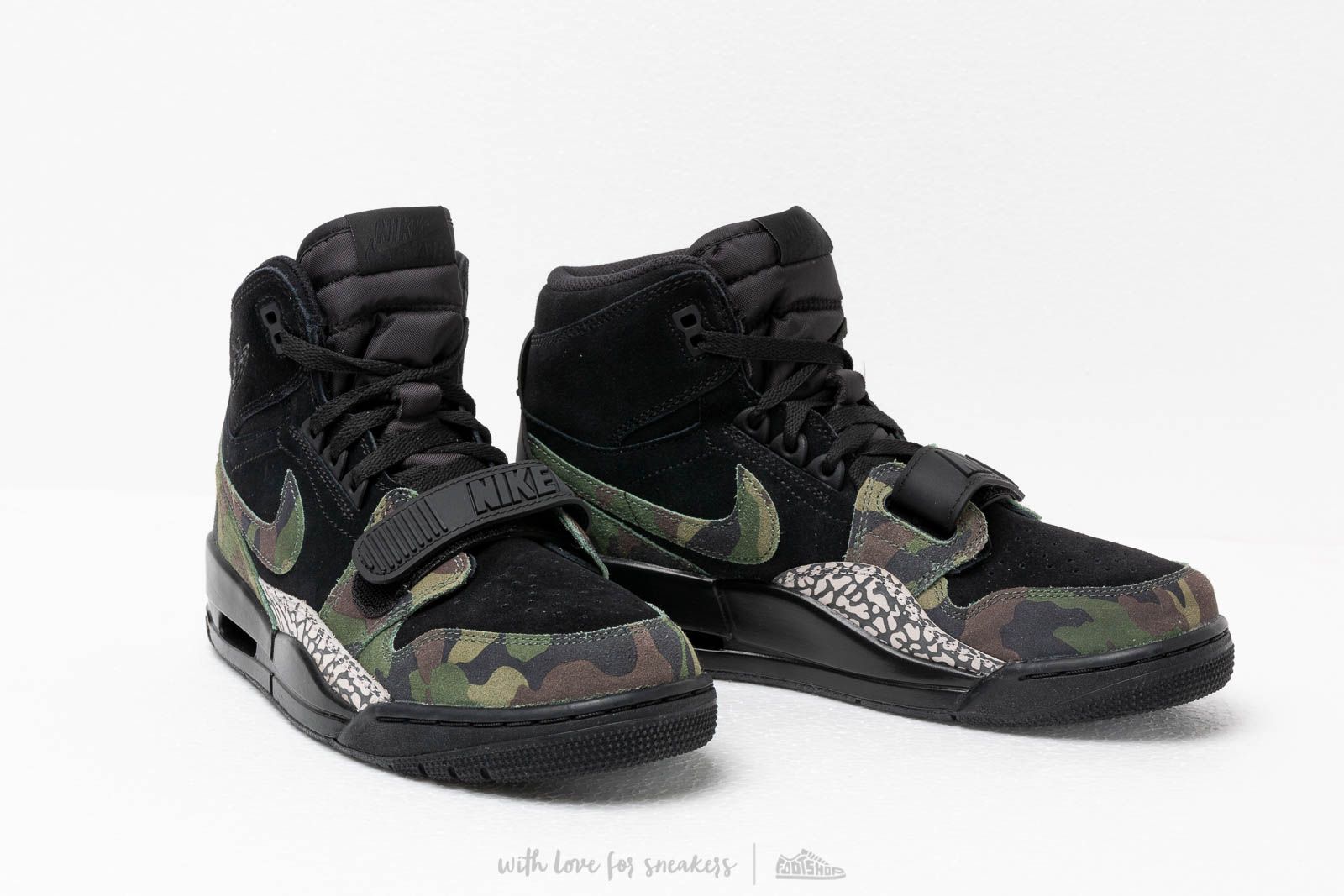 Men s shoes Air Jordan Legacy 312 Black Camo Green Black Footshop